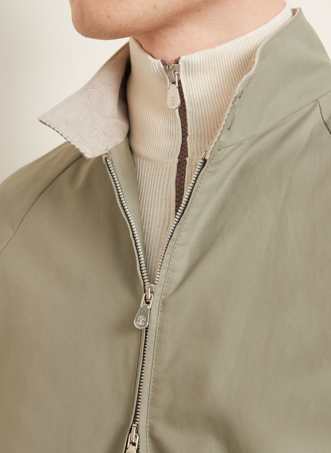 BRUNELLO CUCINELLI blouson: KAKI