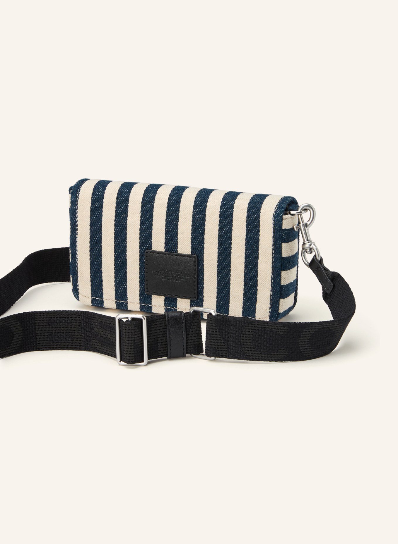 MARC JACOBS Umhängetasche THE MINI BAG: DUNKELBLAU / ECRU / SCHWARZ