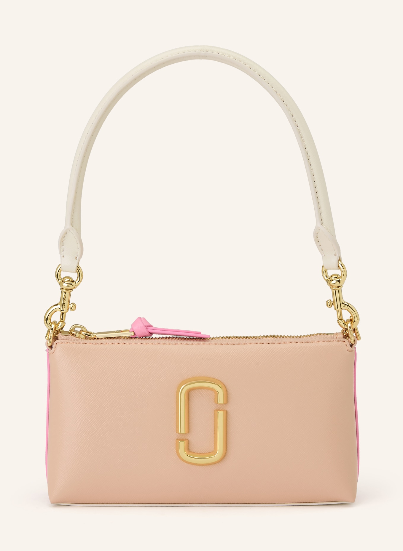 MARC JACOBS Schultertasche THE POCHETTE SNAPSHOT: ROSÉ / GOLD / PINK