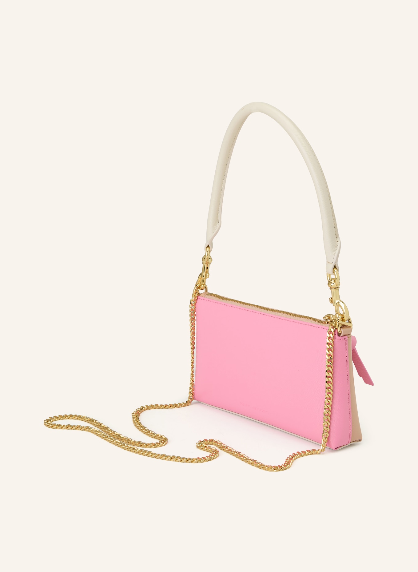 MARC JACOBS Schultertasche THE POCHETTE SNAPSHOT: ROSÉ / GOLD / PINK