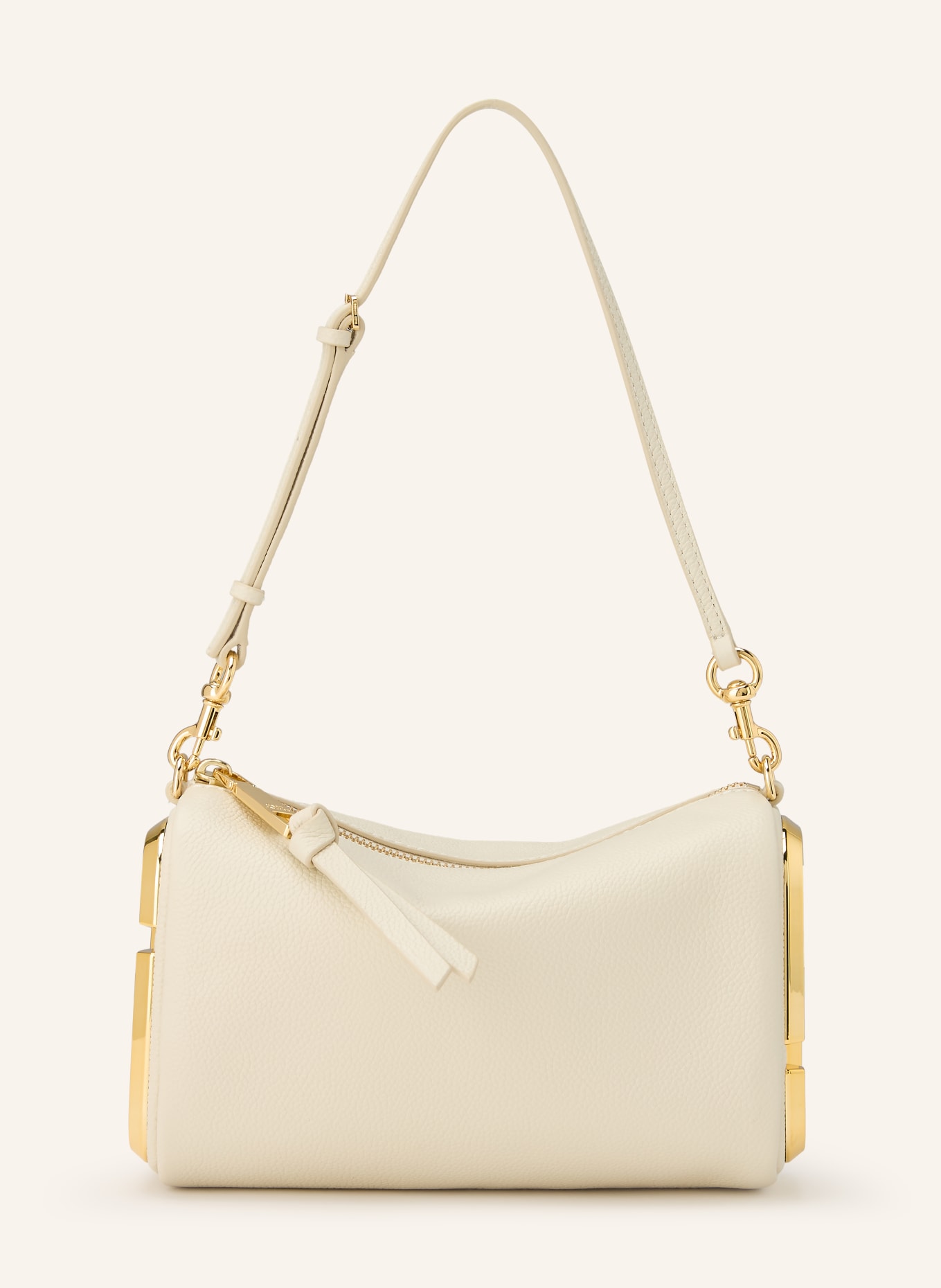 MARC JACOBS Schultertasche THE SNAPSHOT: CREME / GOLD