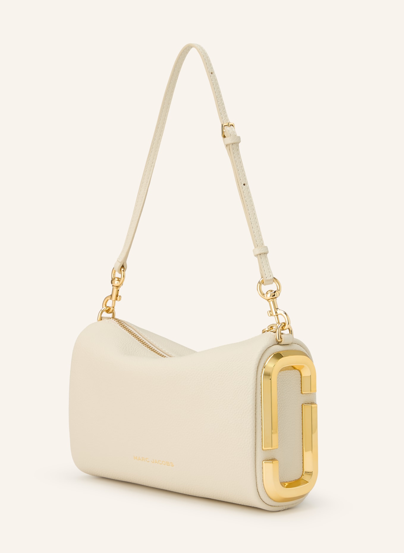 MARC JACOBS Schultertasche THE SNAPSHOT: CREME / GOLD