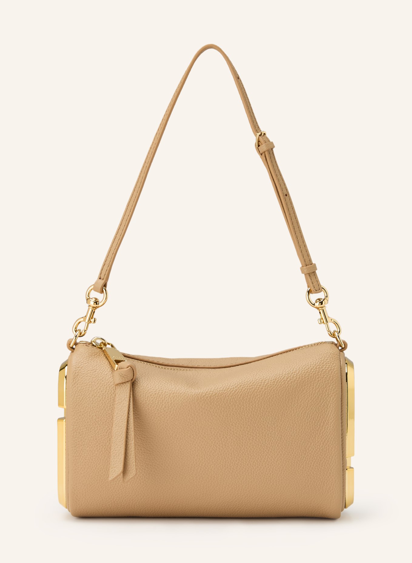 MARC JACOBS Schultertasche THE SNAPSHOT: CAMEL / GOLD