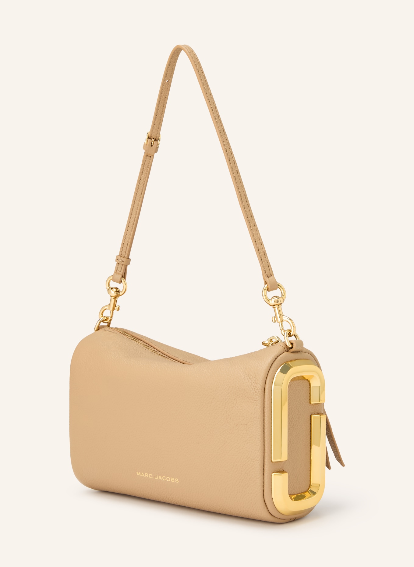 MARC JACOBS Schultertasche THE SNAPSHOT: CAMEL / GOLD