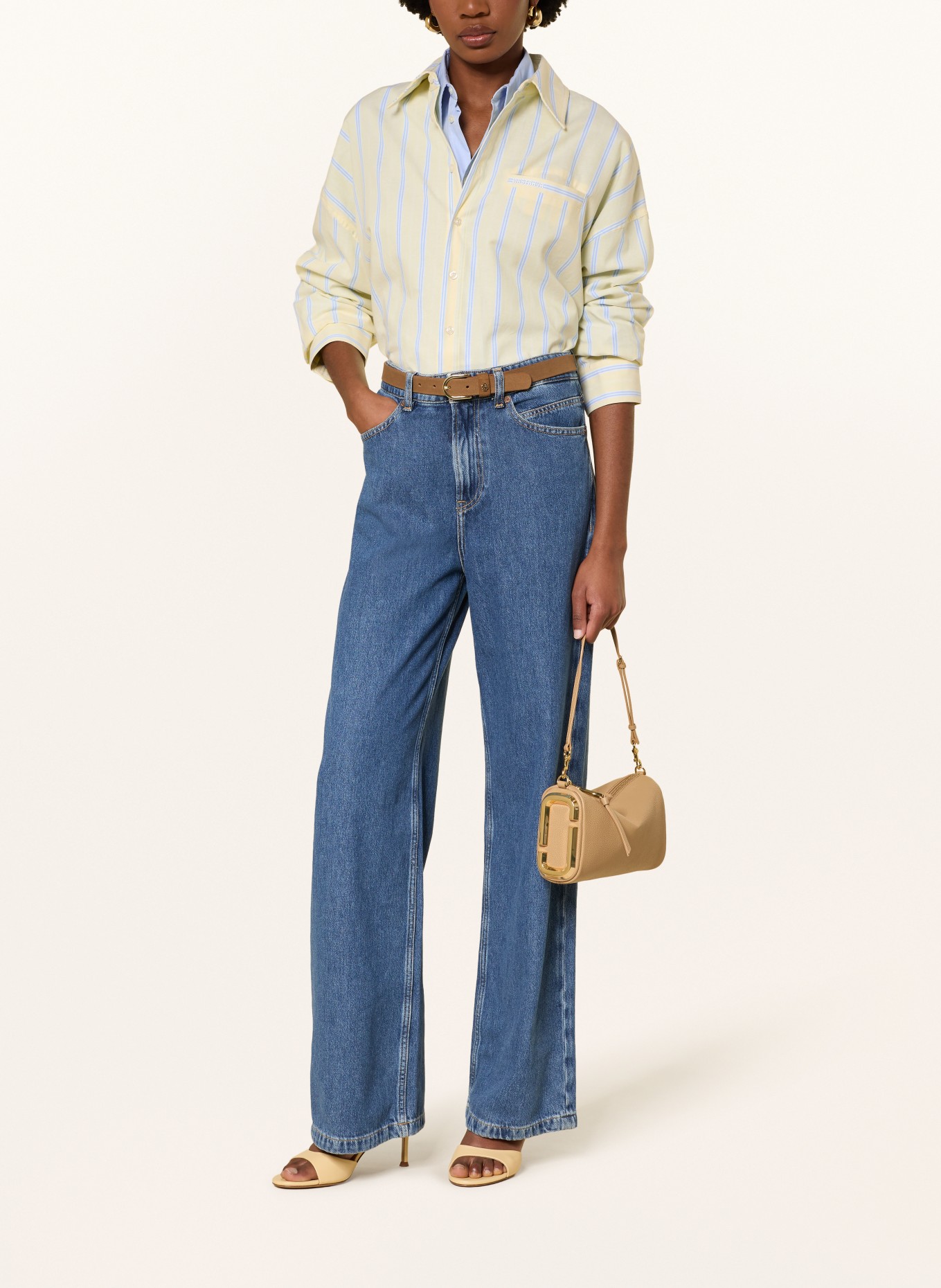 MARC JACOBS Schoudertas THE SNAPSHOT: CAMEL / GOUD