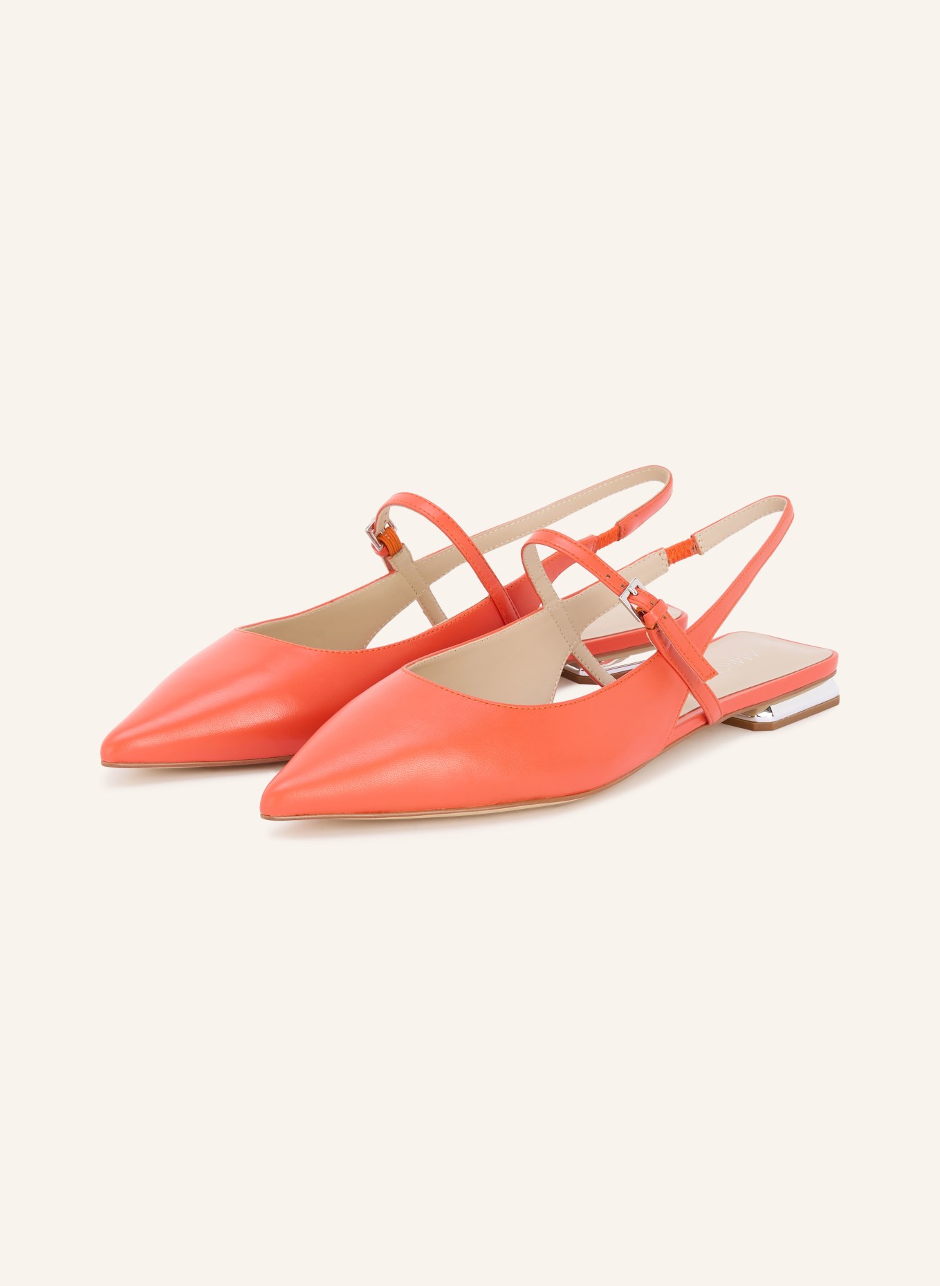 MARC CAIN Slingballerinas: 223 bright tomato