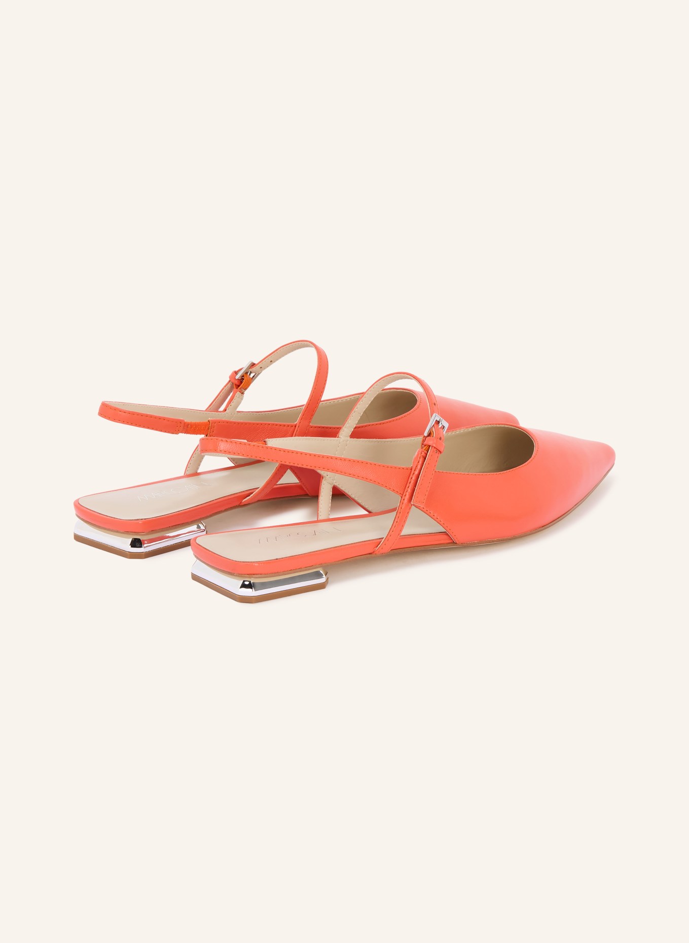 MARC CAIN Slingballerinas: 223 bright tomato