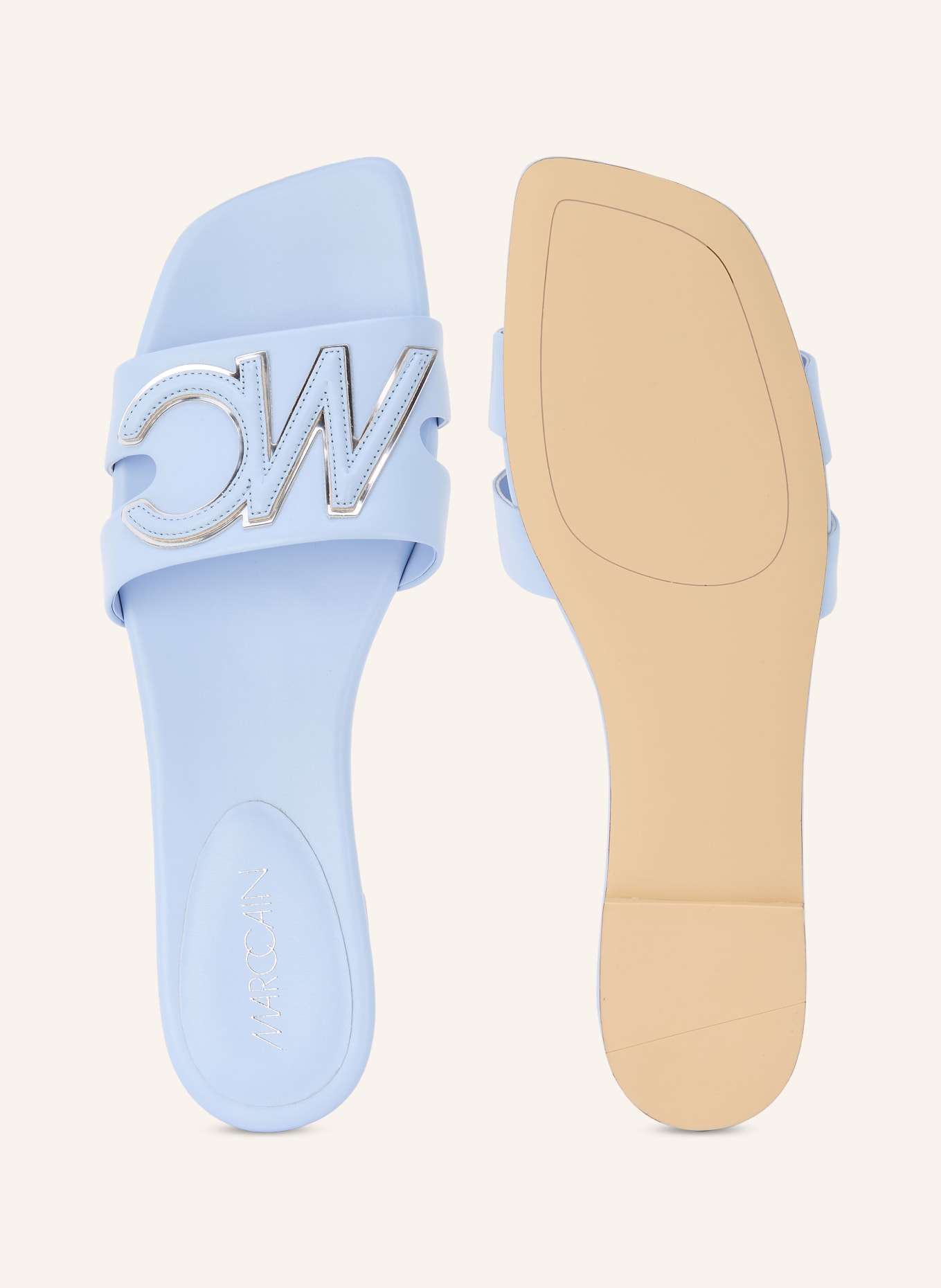 MARC CAIN mules: 319 magical blue