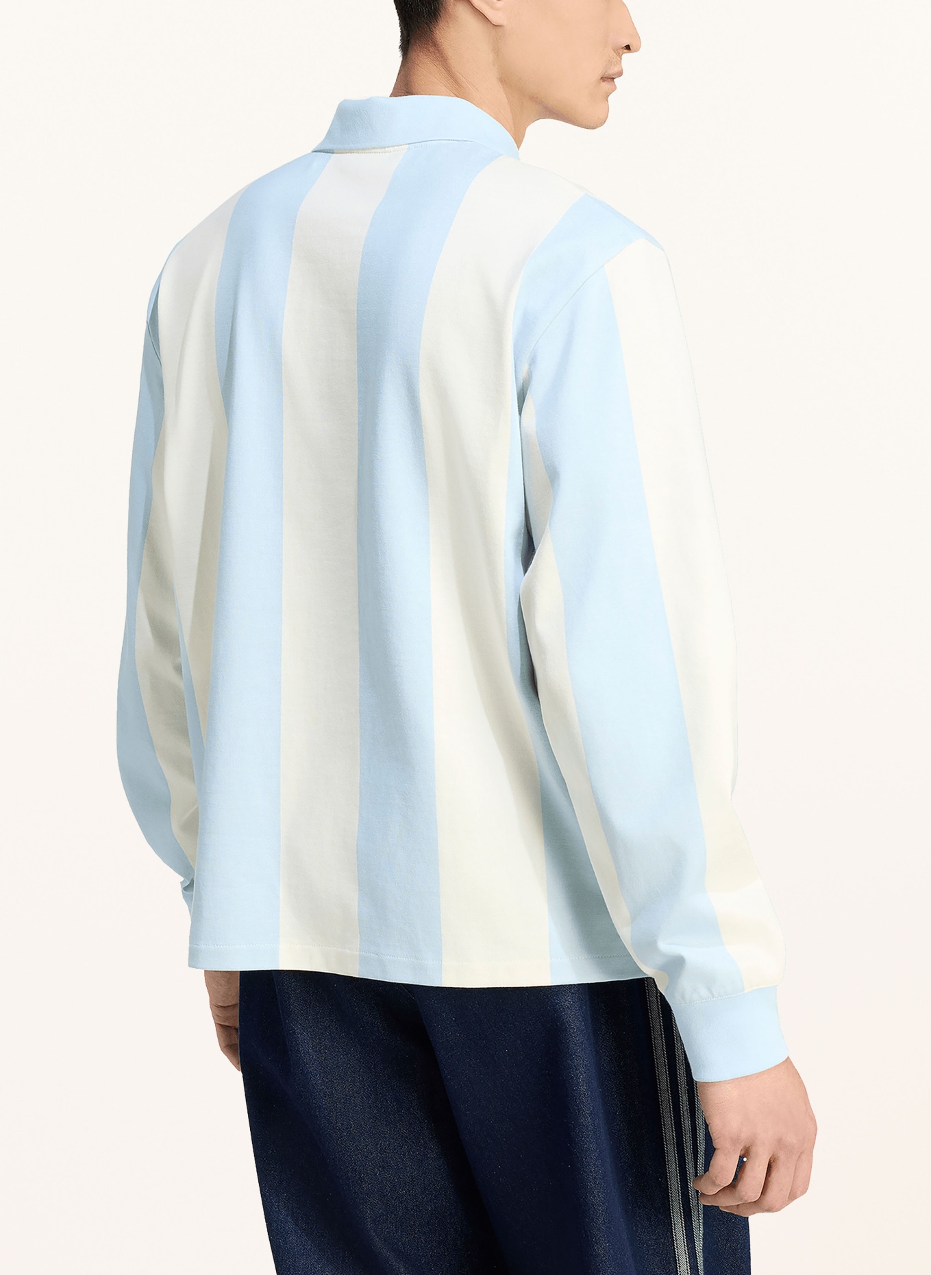 adidas Originals Sweat-poloshirt ORIGINALS GRAPHIC: LICHTBLAUW / CRÈME