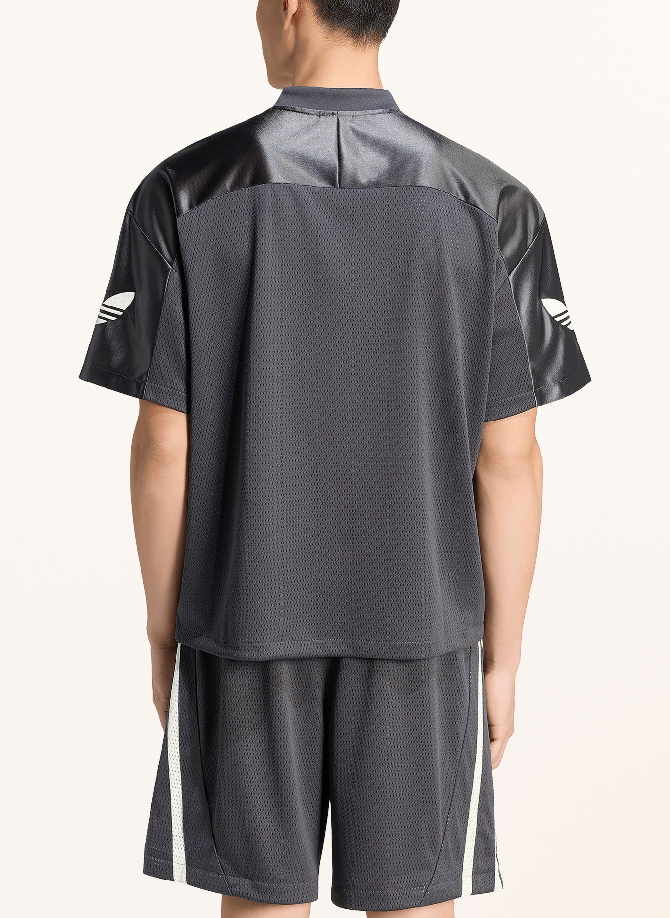 adidas Originals T-shirt ORIGINALS VOETBALSHIRT: DONKERGRIJS / ROOD / WIT