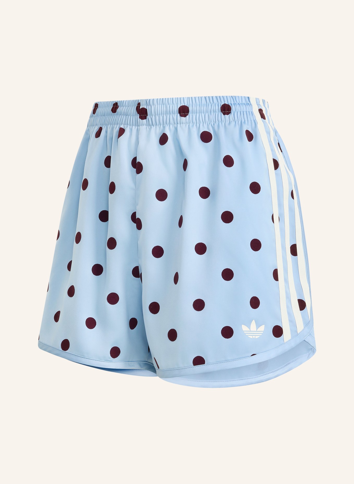 adidas Originals Shorts POLKA DOTS SPRINTER: HELLBLAU / DUNKELROT / WEISS