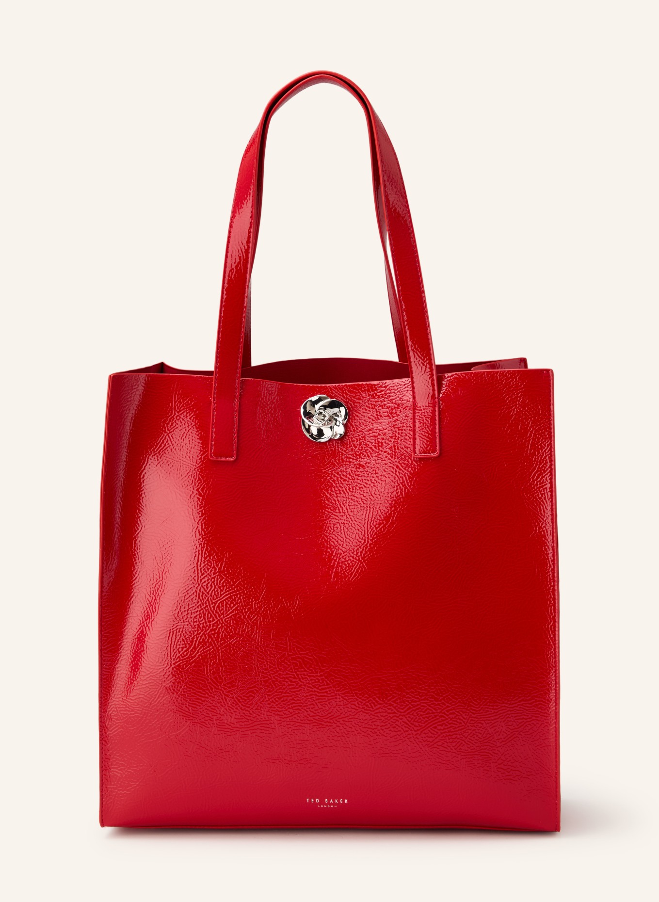 TED BAKER Shopper ROSENNI: ROOD / ZILVER