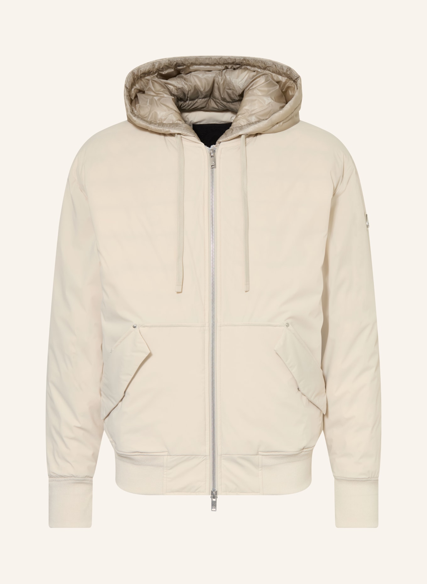 MOOSE KNUCKLES Blouson BRIXTON avec bandeau amovible: BEIGE
