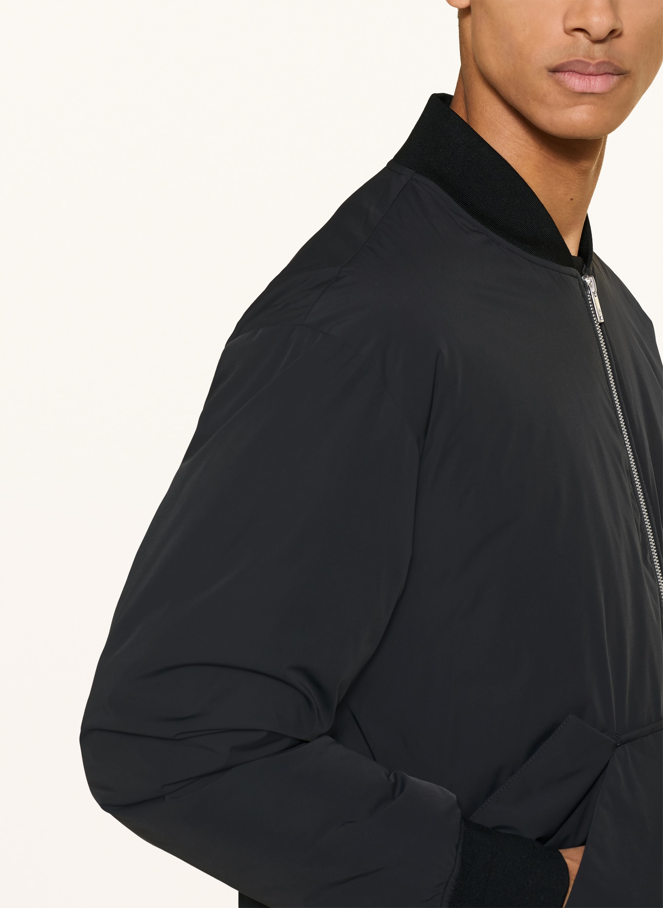 MOOSE KNUCKLES Blouson BRIXTON avec bandeau amovible: NOIR