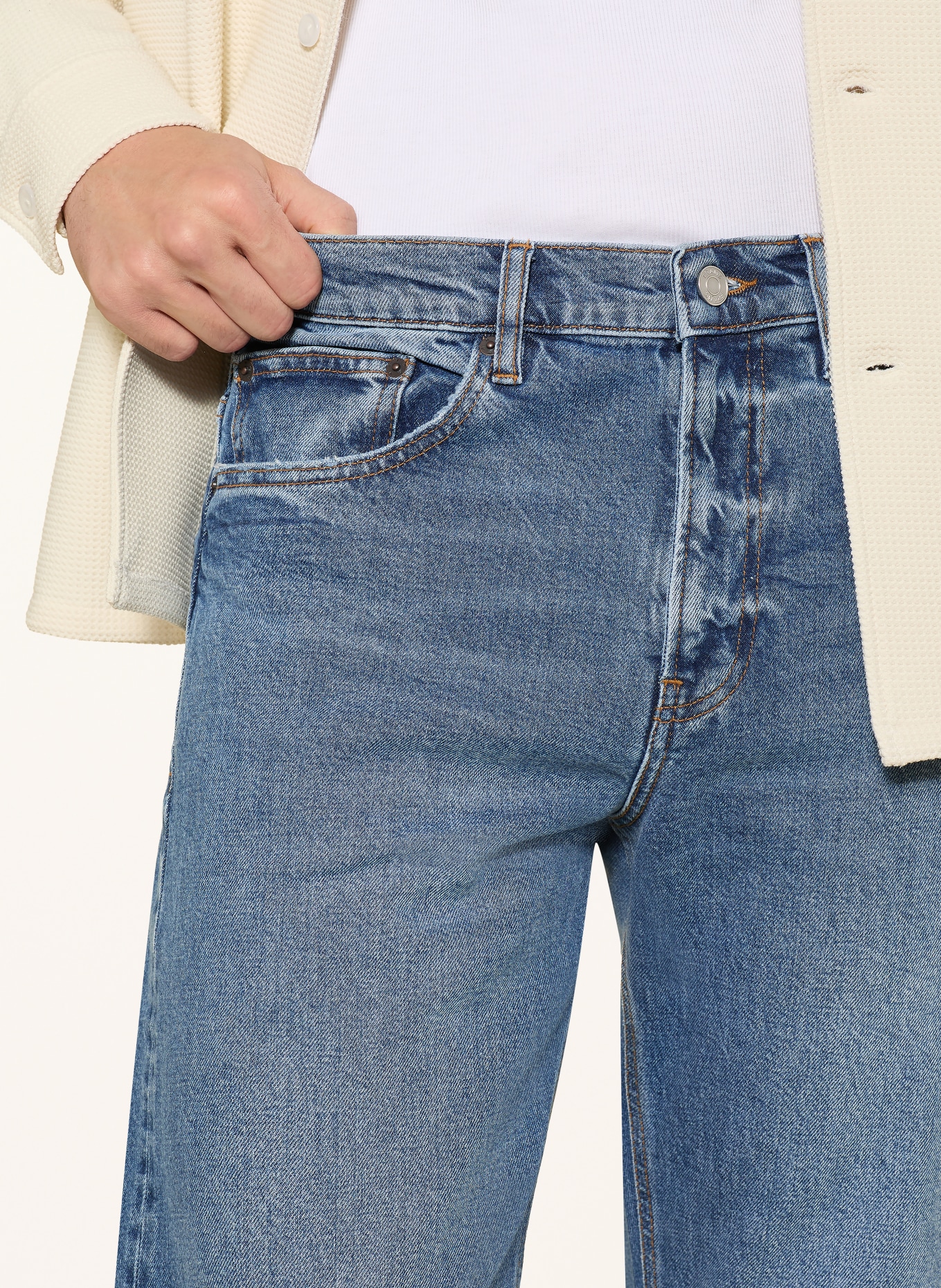 FRAME Jeans THE STRAIGHT JEAN Straight Fit: OLDT OLD TOWN