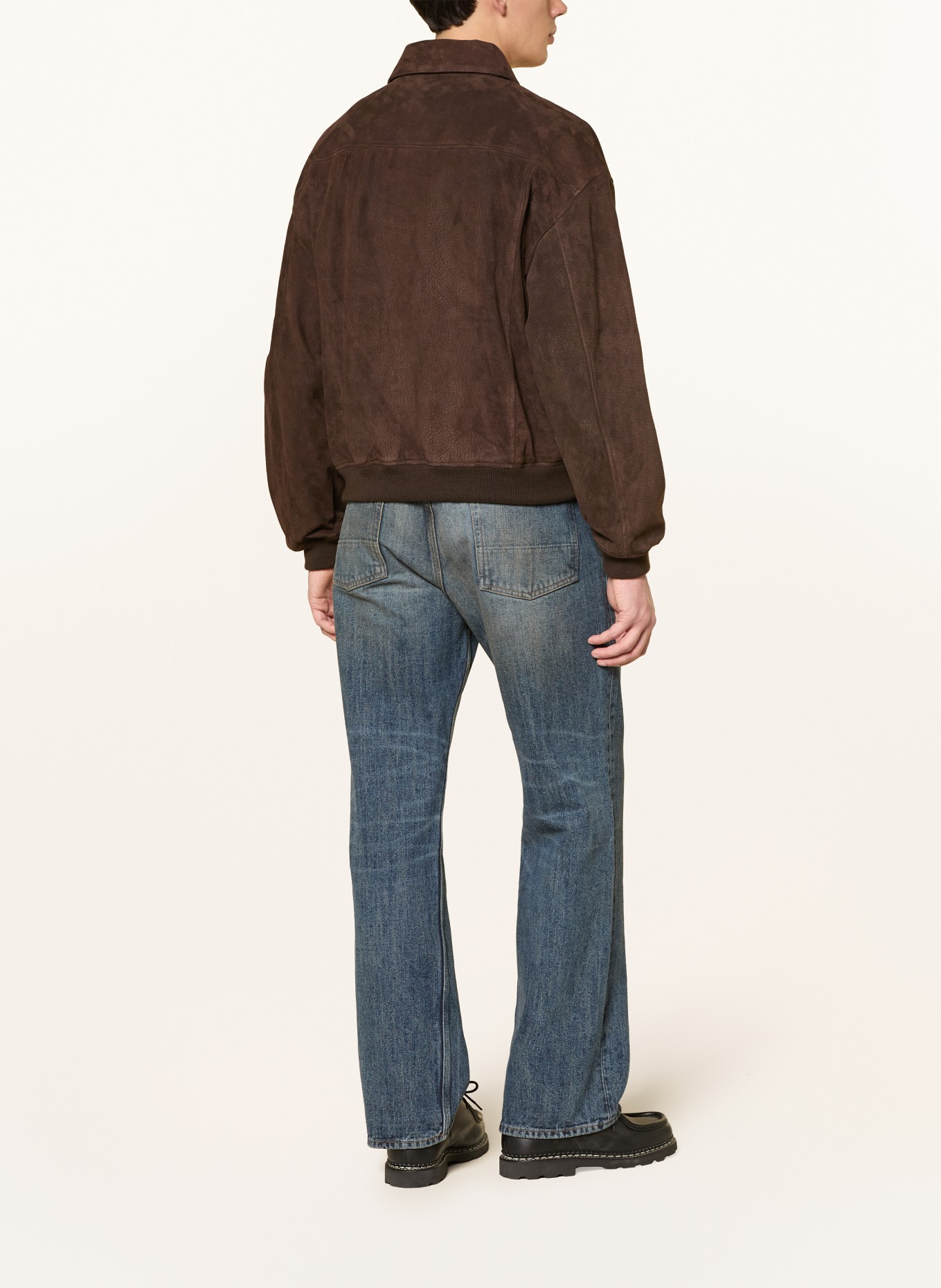 FRAME Lederjacke: DUNKELBRAUN