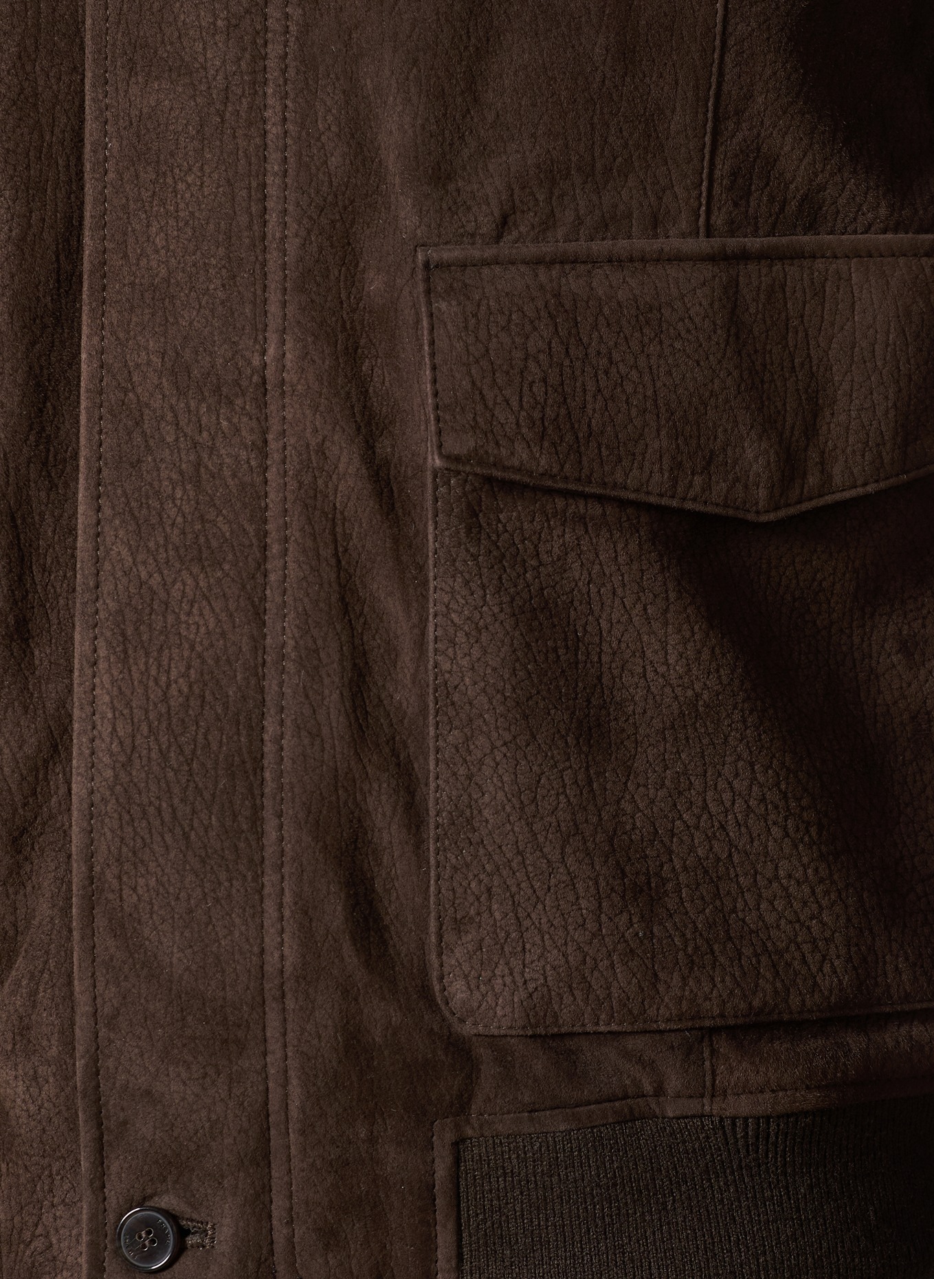 FRAME Lederjacke: DUNKELBRAUN