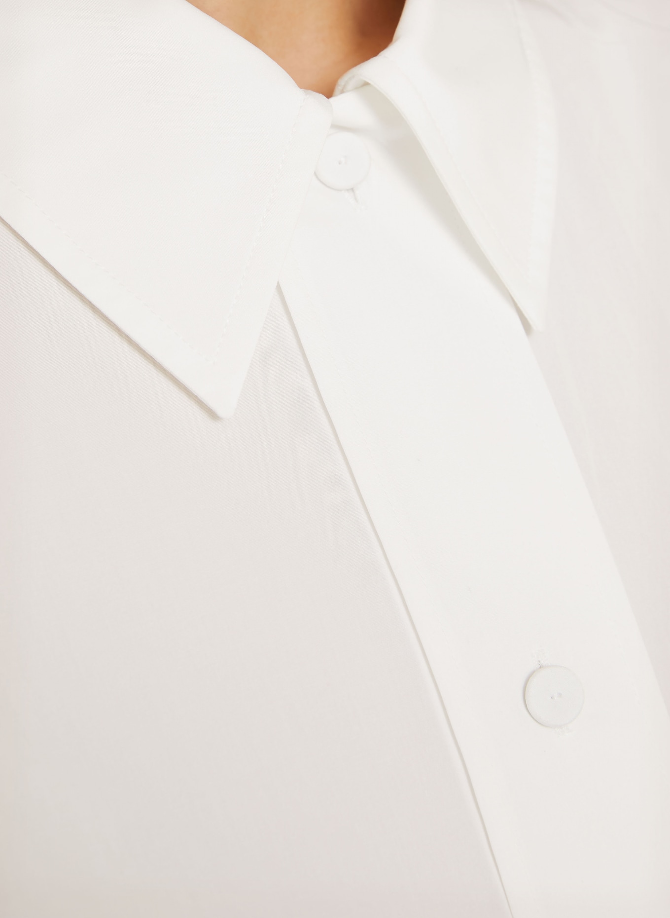 JIL SANDER Hemdbluse mit 3/4-Arm: WEISS