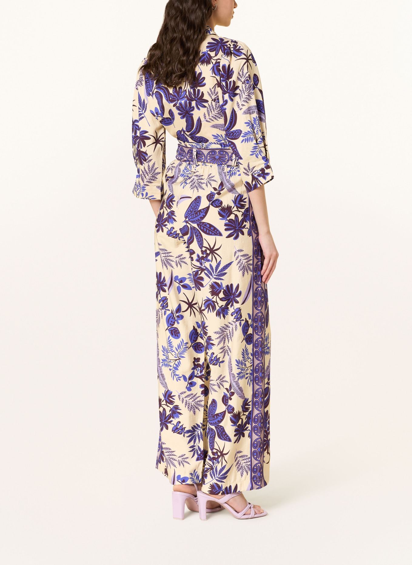 lollys laundry Paperbag pants VICKYLL: BEIGE / DARK BLUE / BLACK