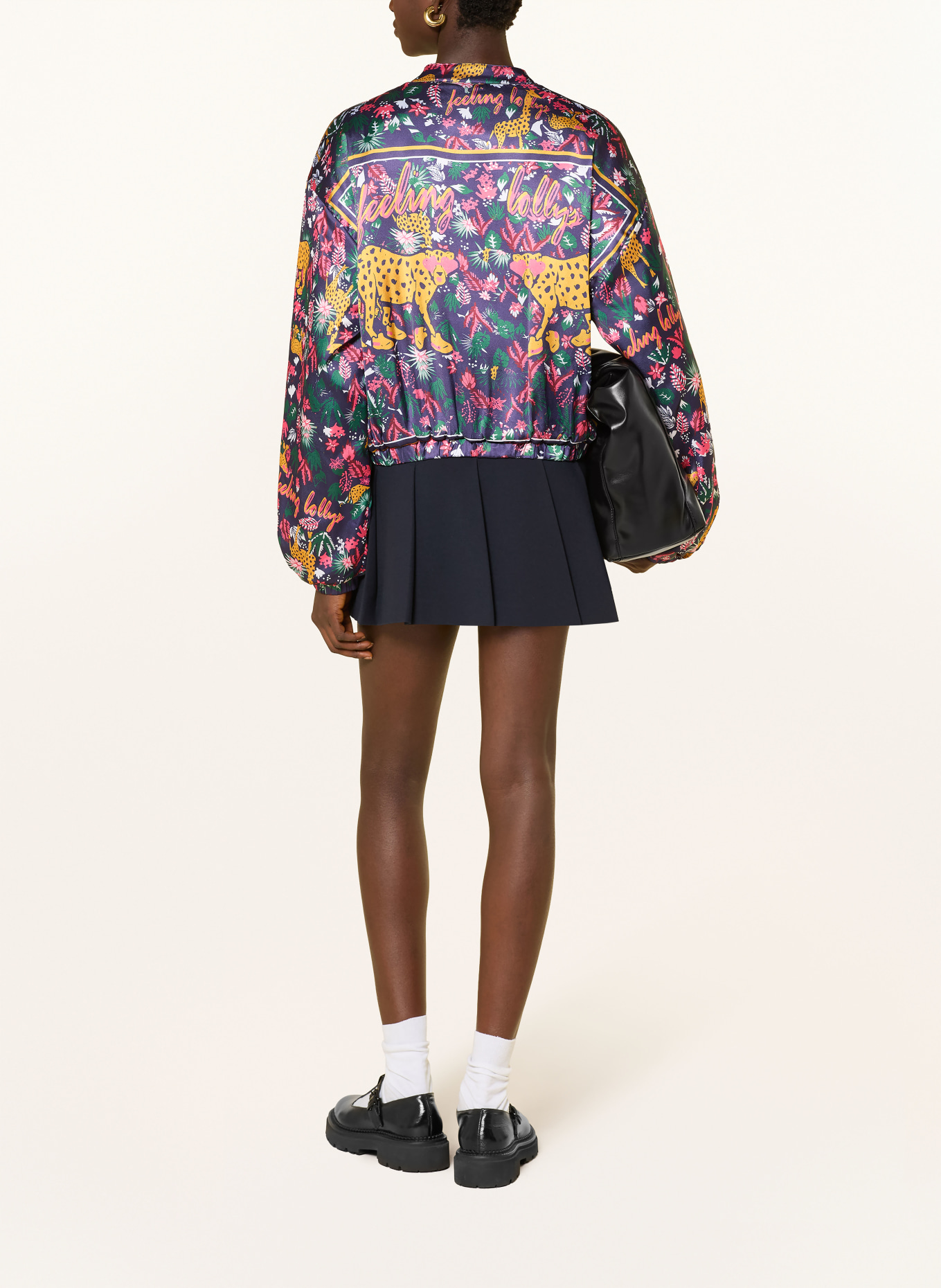 lollys laundry Blouson LAMALL: DUNKELBLAU / PINK / GELB