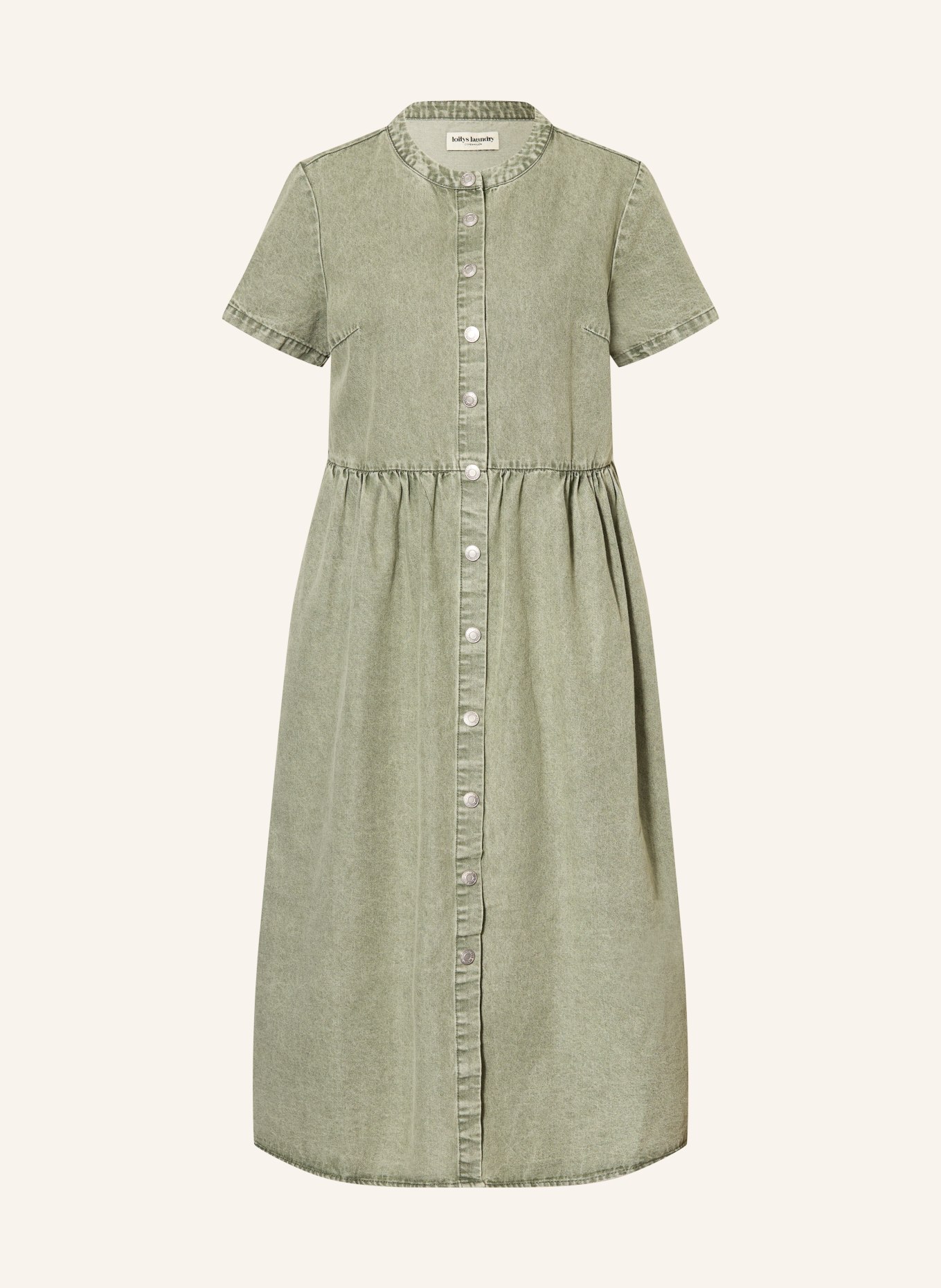 lollys laundry Sukienka ALIYALL w stylu jeansowym: JASNOZIELONY