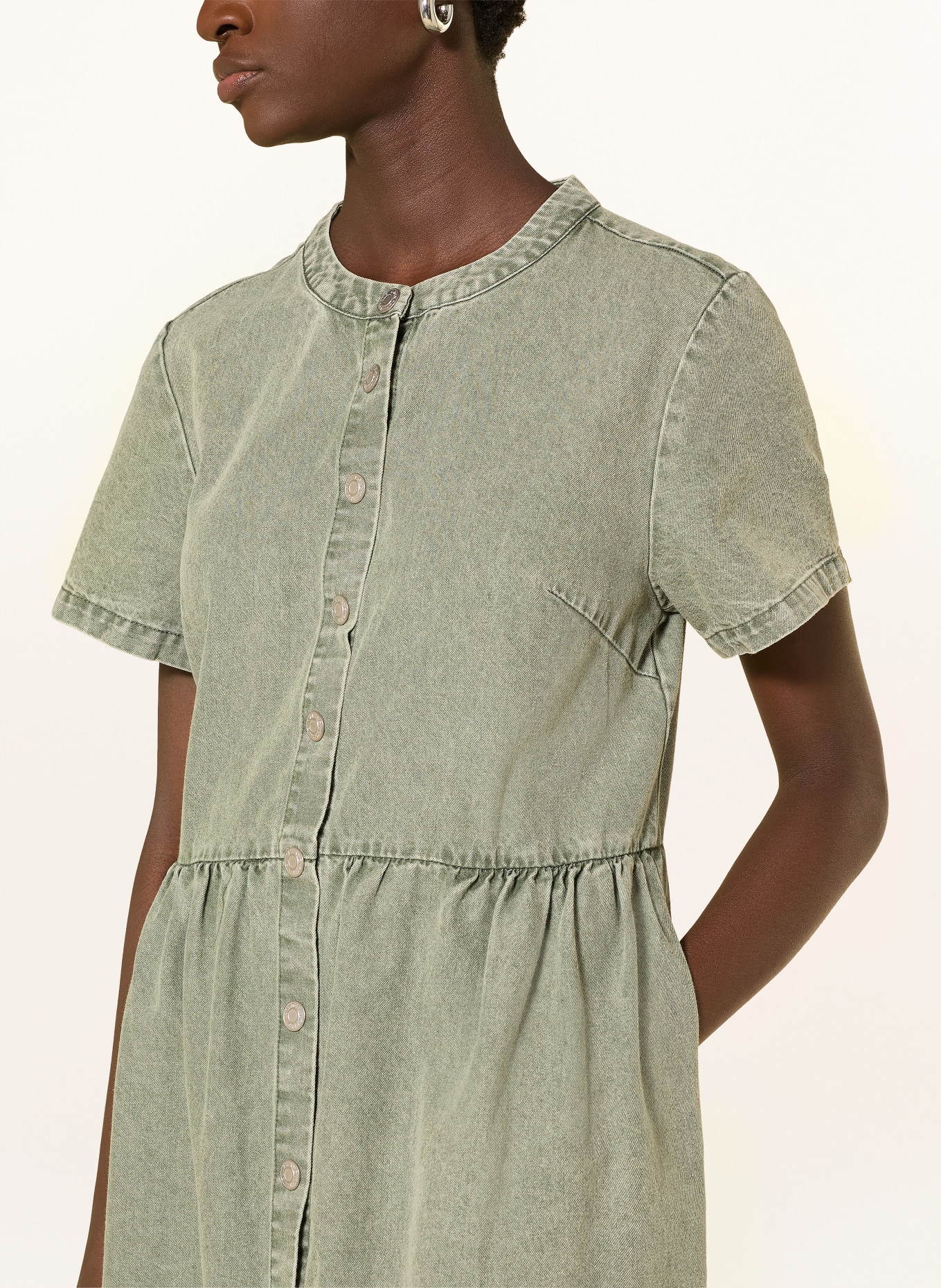 lollys laundry Sukienka ALIYALL w stylu jeansowym: JASNOZIELONY