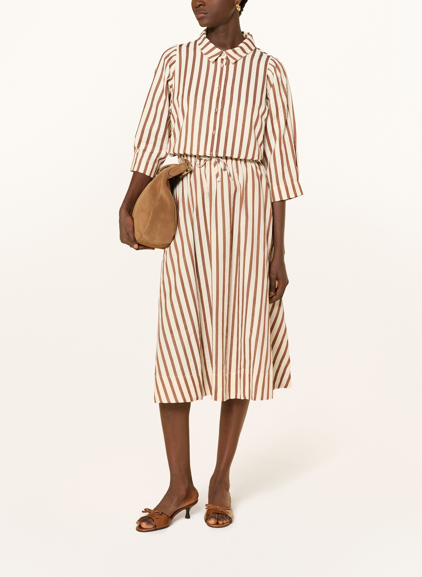 lollys laundry Rock BRISTOL: BEIGE / DUNKELBRAUN