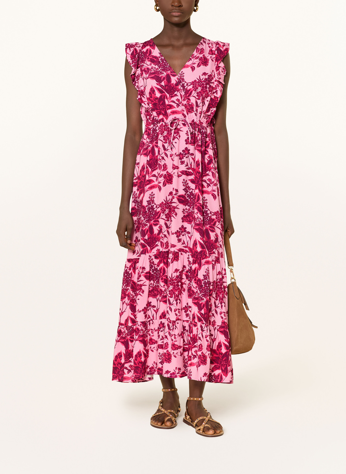 lollys laundry Robe SAMOLL à volants: ROSE / ROSE FUCHSIA