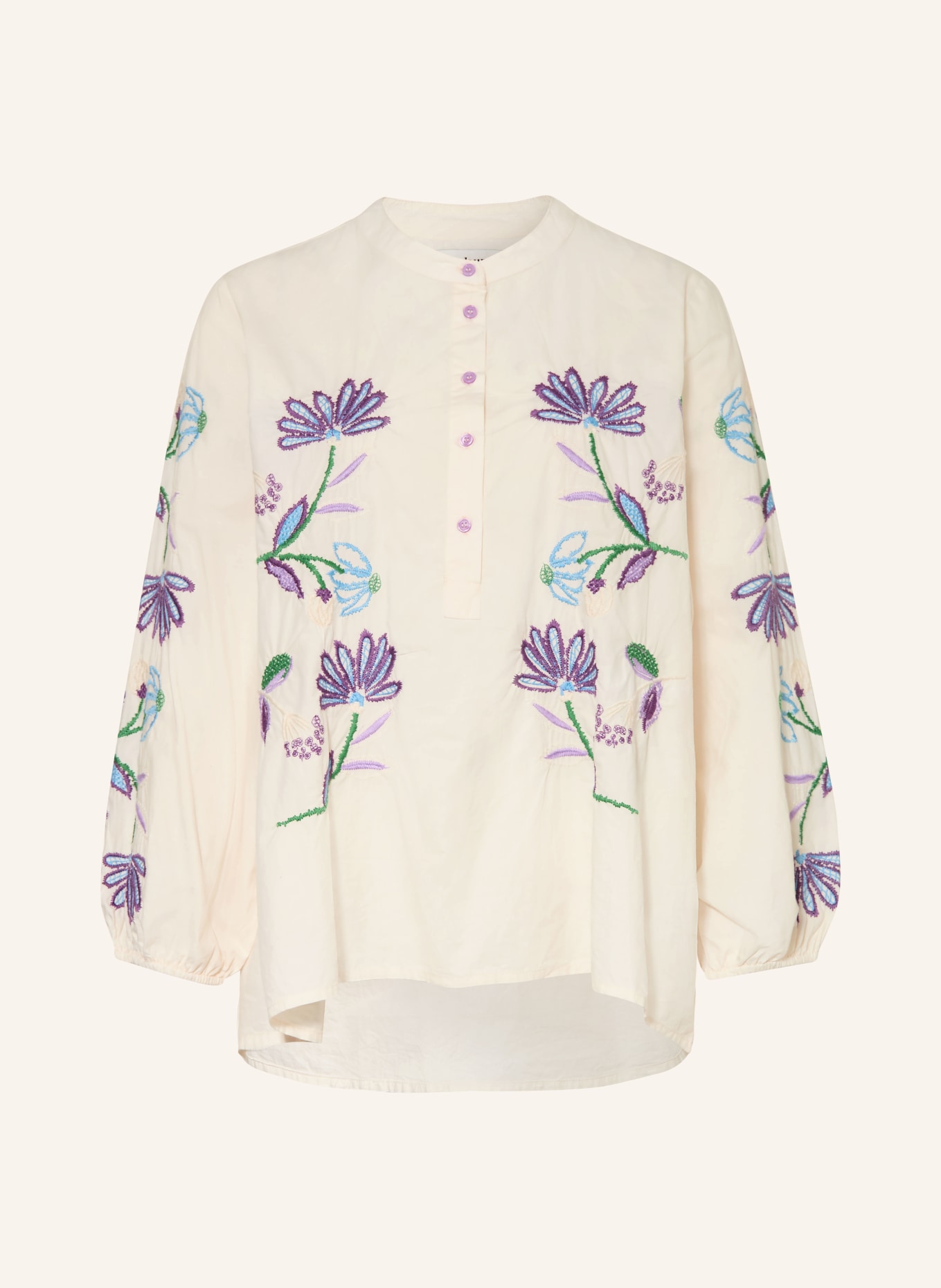 lollys laundry FAITHLL blouse: WHITE / PURPLE / GREEN