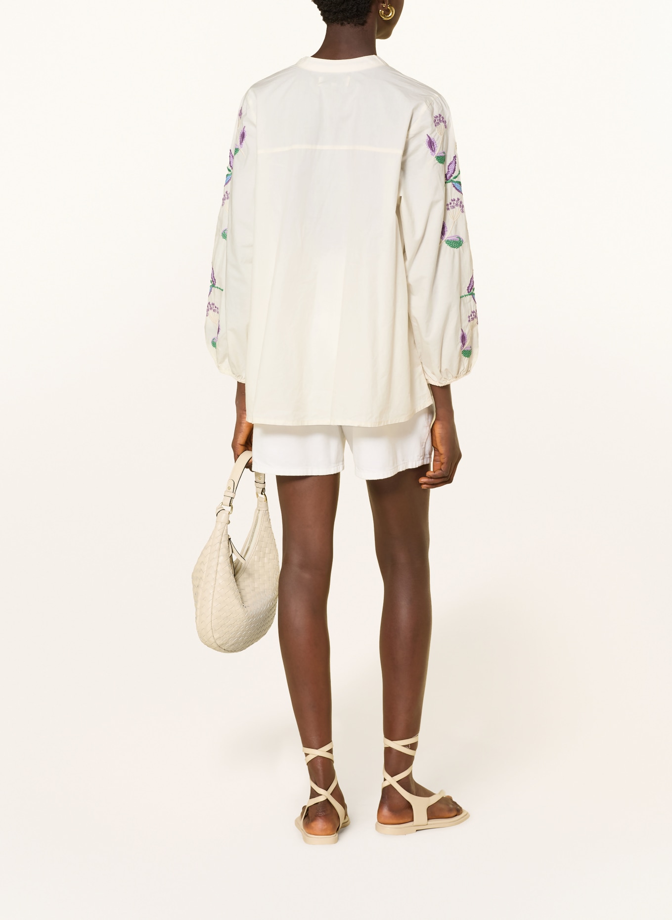 lollys laundry FAITHLL blouse: WHITE / PURPLE / GREEN