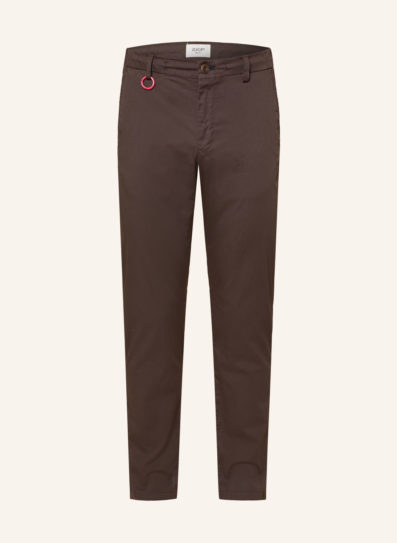 JOOP! JEANS Chino MAXTON o nowoczesnym kroju: CIEMNOBRĄZOWY