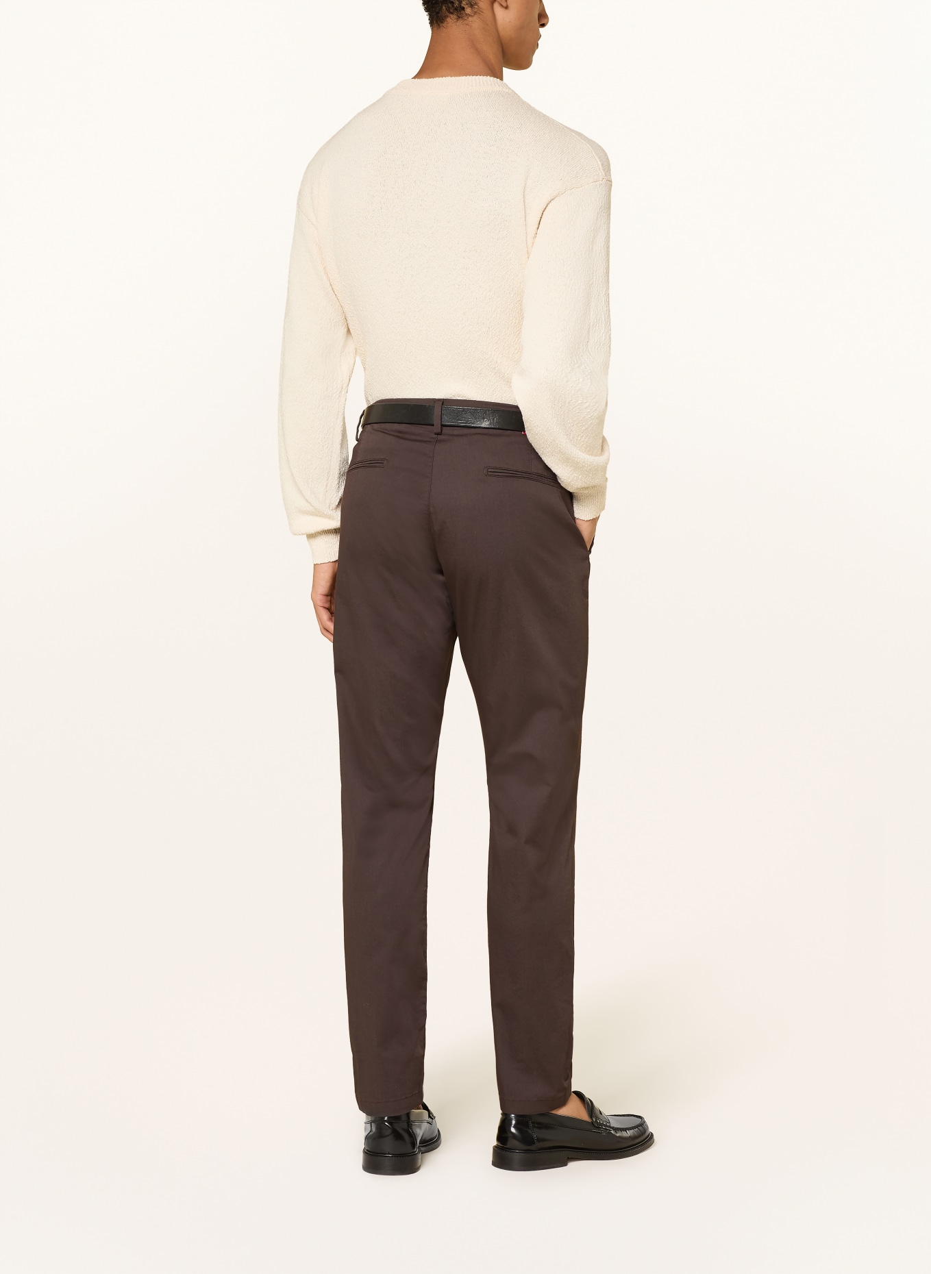 JOOP! JEANS Chino MAXTON o nowoczesnym kroju: CIEMNOBRĄZOWY