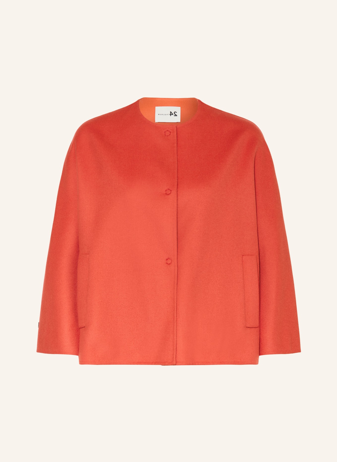 manzoni 24 veste carrée: ROUGE