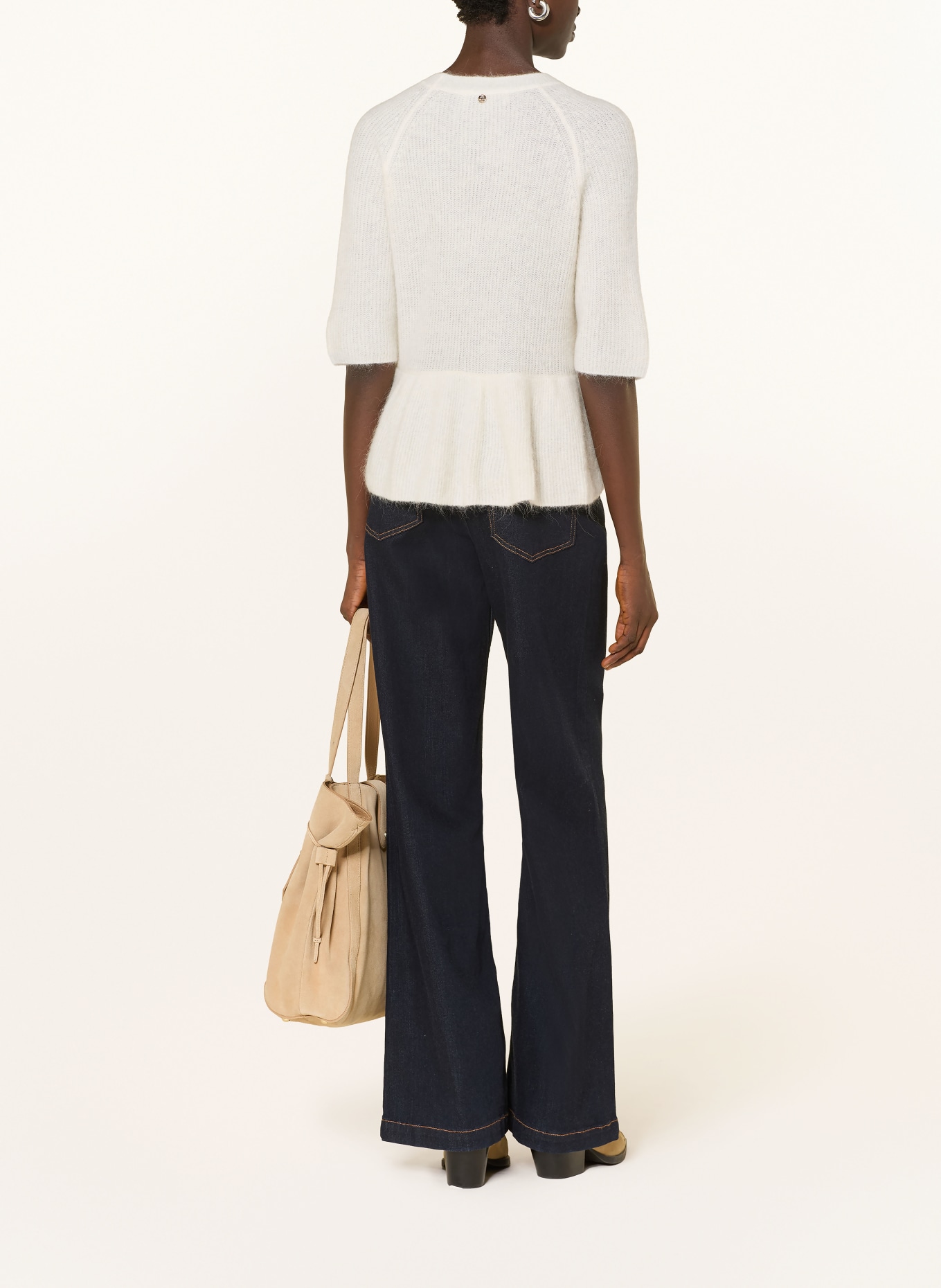 MOS MOSH Strickshirt MMTHORA mit Alpaka: CREME