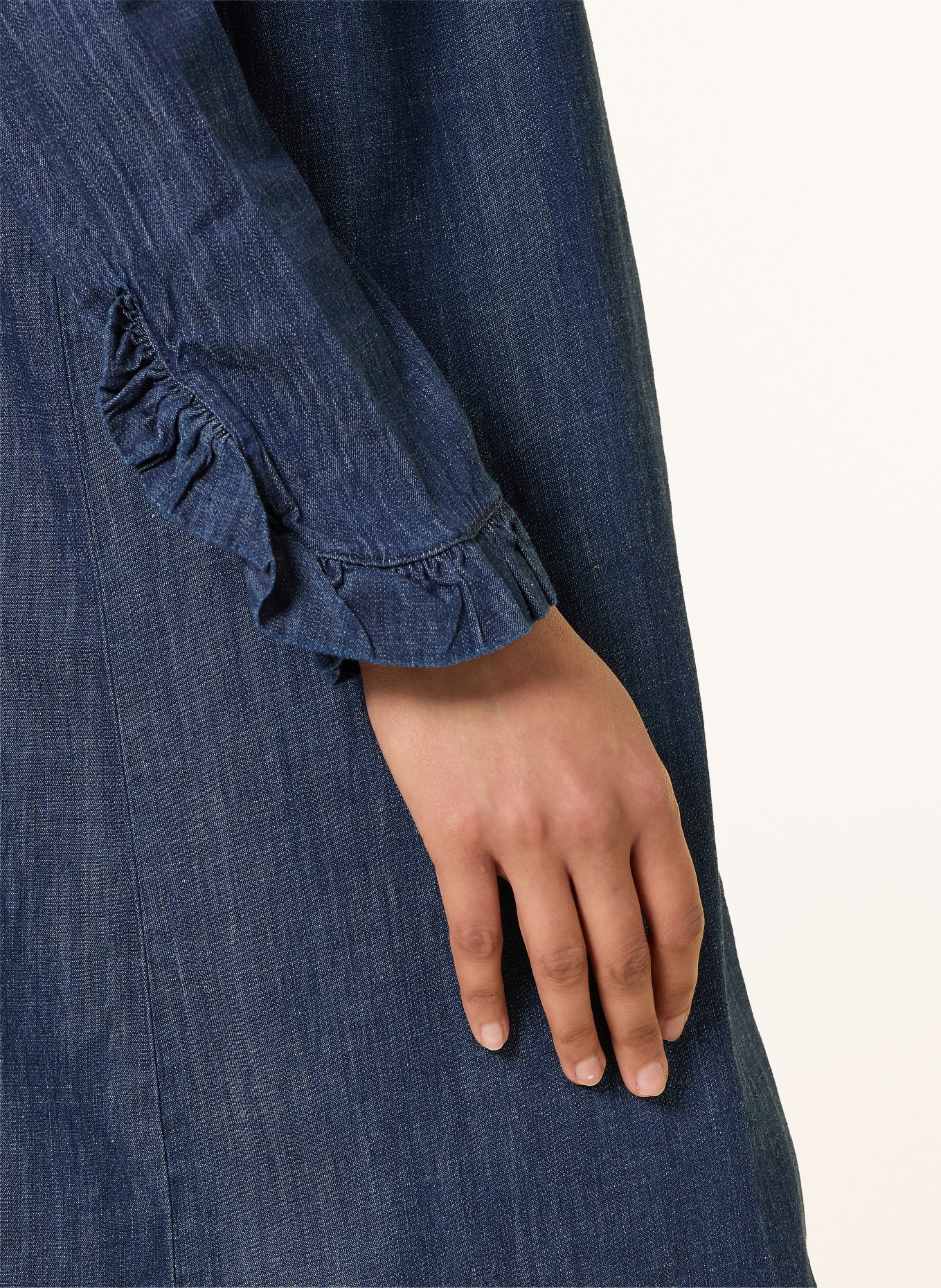 MOS MOSH Jeansjurk MMMATTIE: DONKERBLAUW