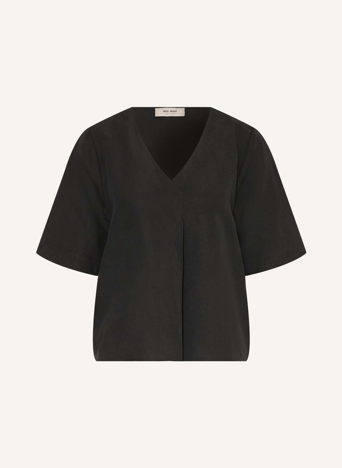 MOS MOSH Blouse MMRAINA: ZWART