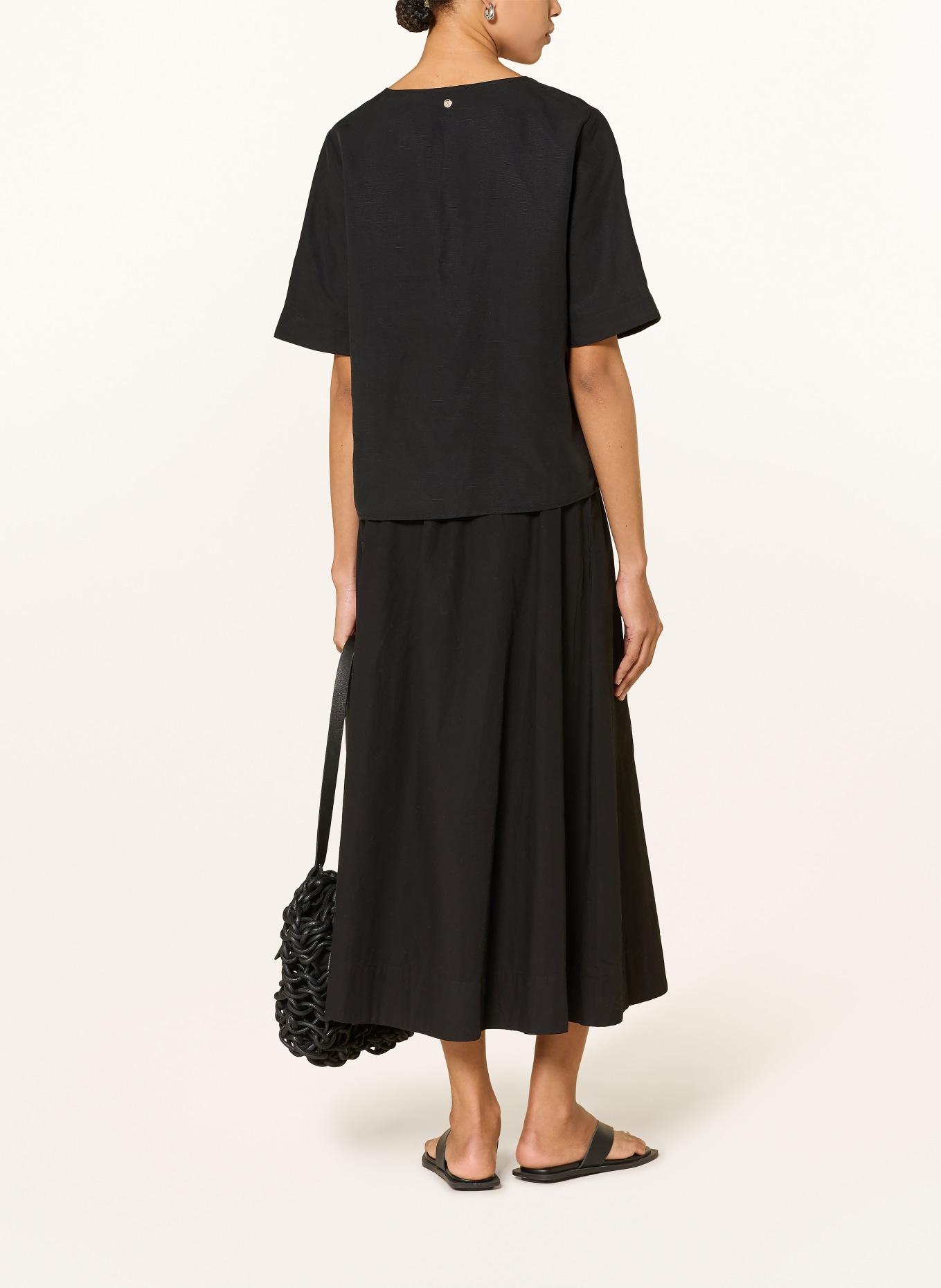 MOS MOSH Blouse MMRAINA: ZWART