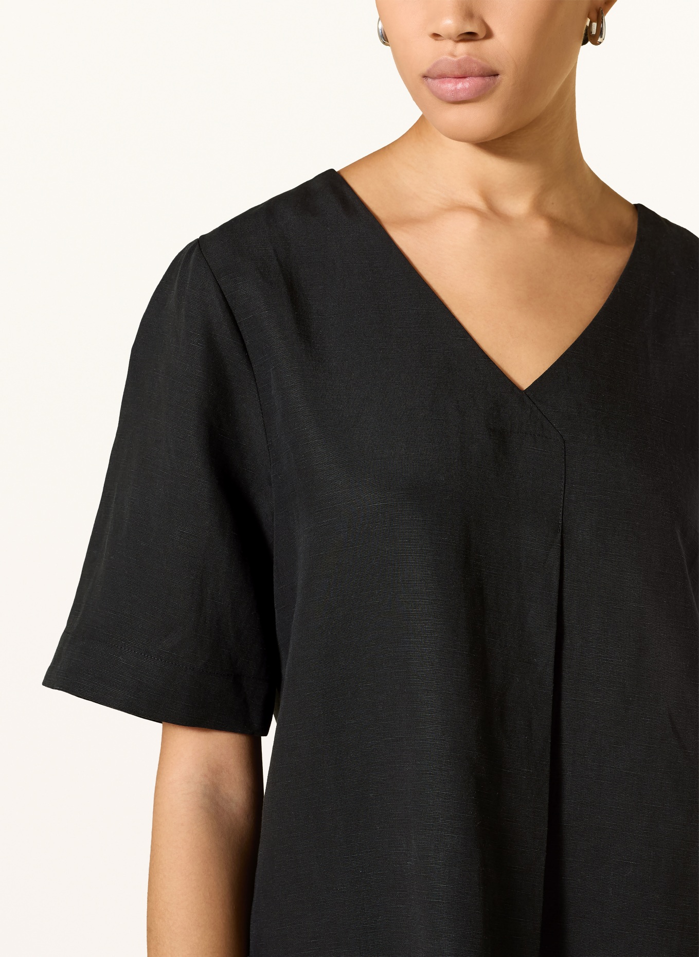 MOS MOSH Blouse MMRAINA: ZWART