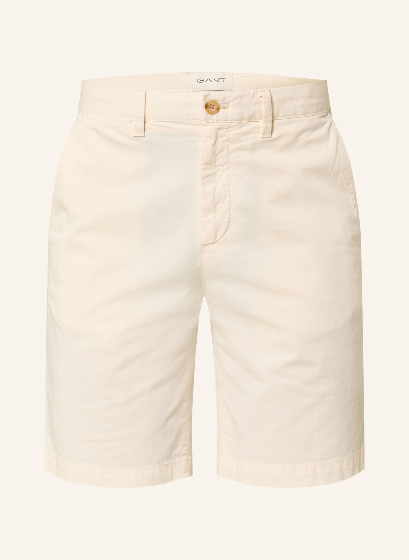 GANT Short chino coupe classique: ÉCRU