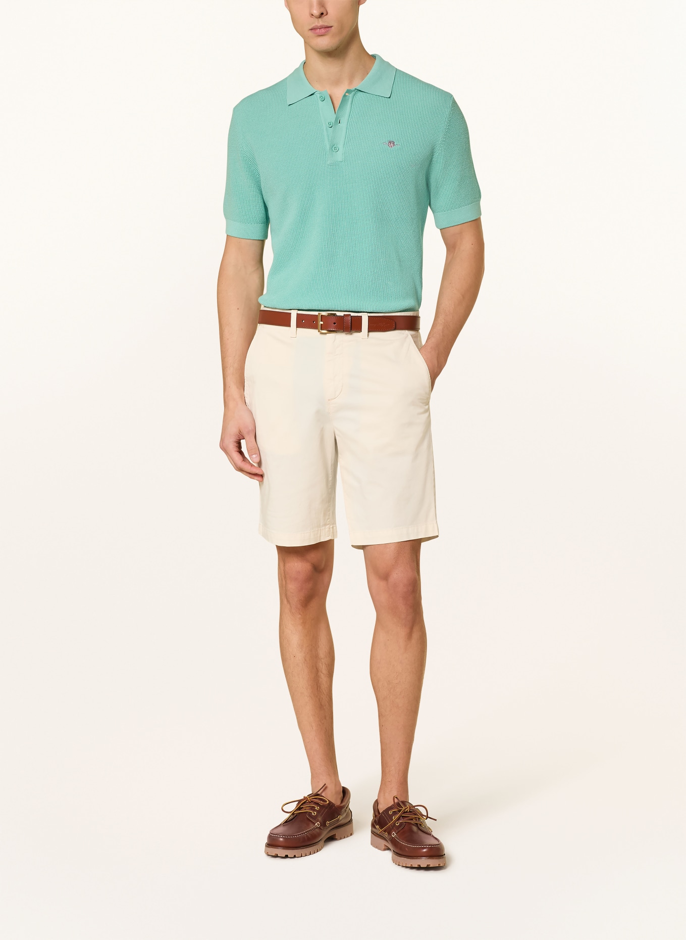 GANT Short chino coupe classique: ÉCRU