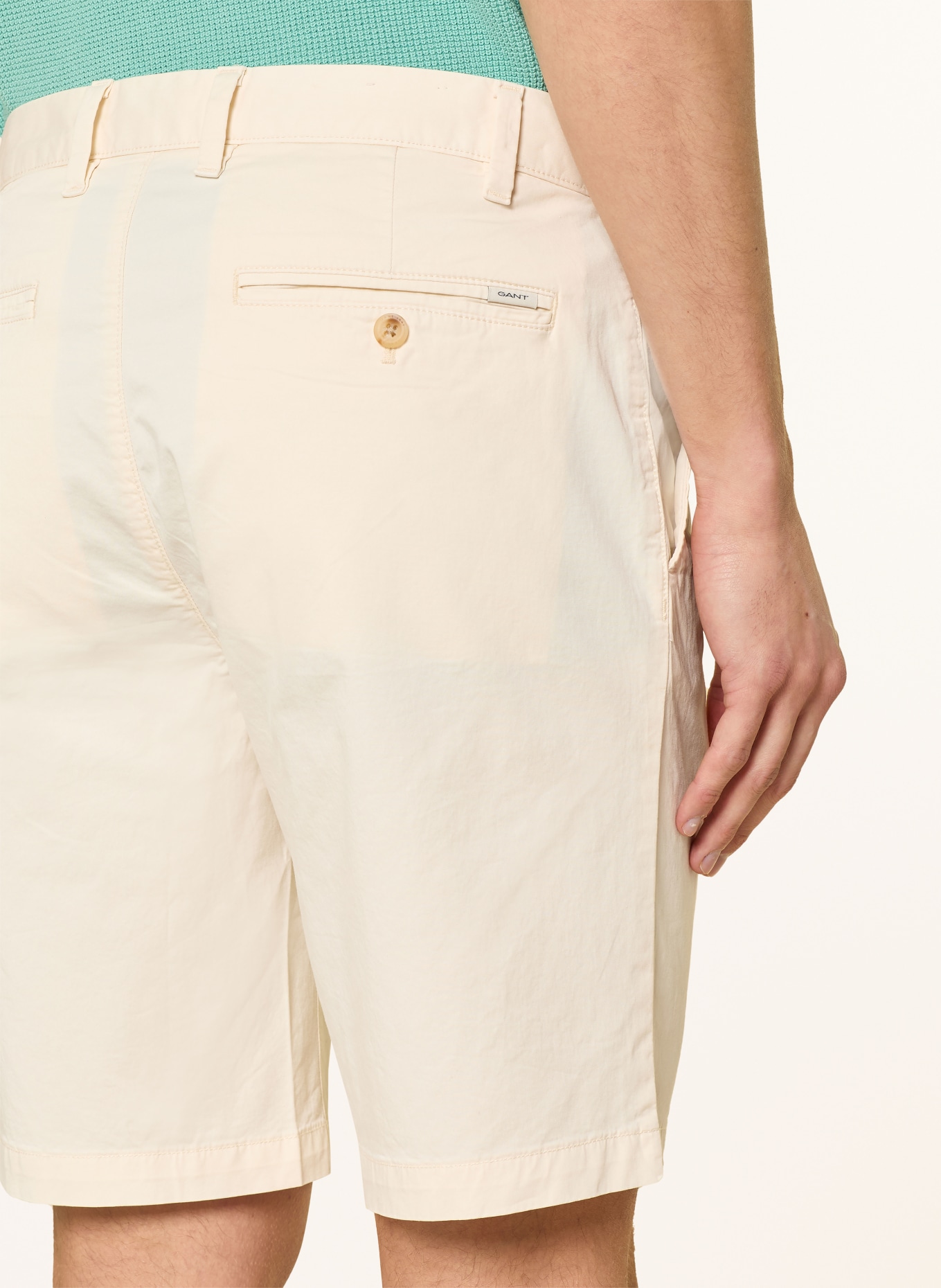 GANT Short chino coupe classique: ÉCRU