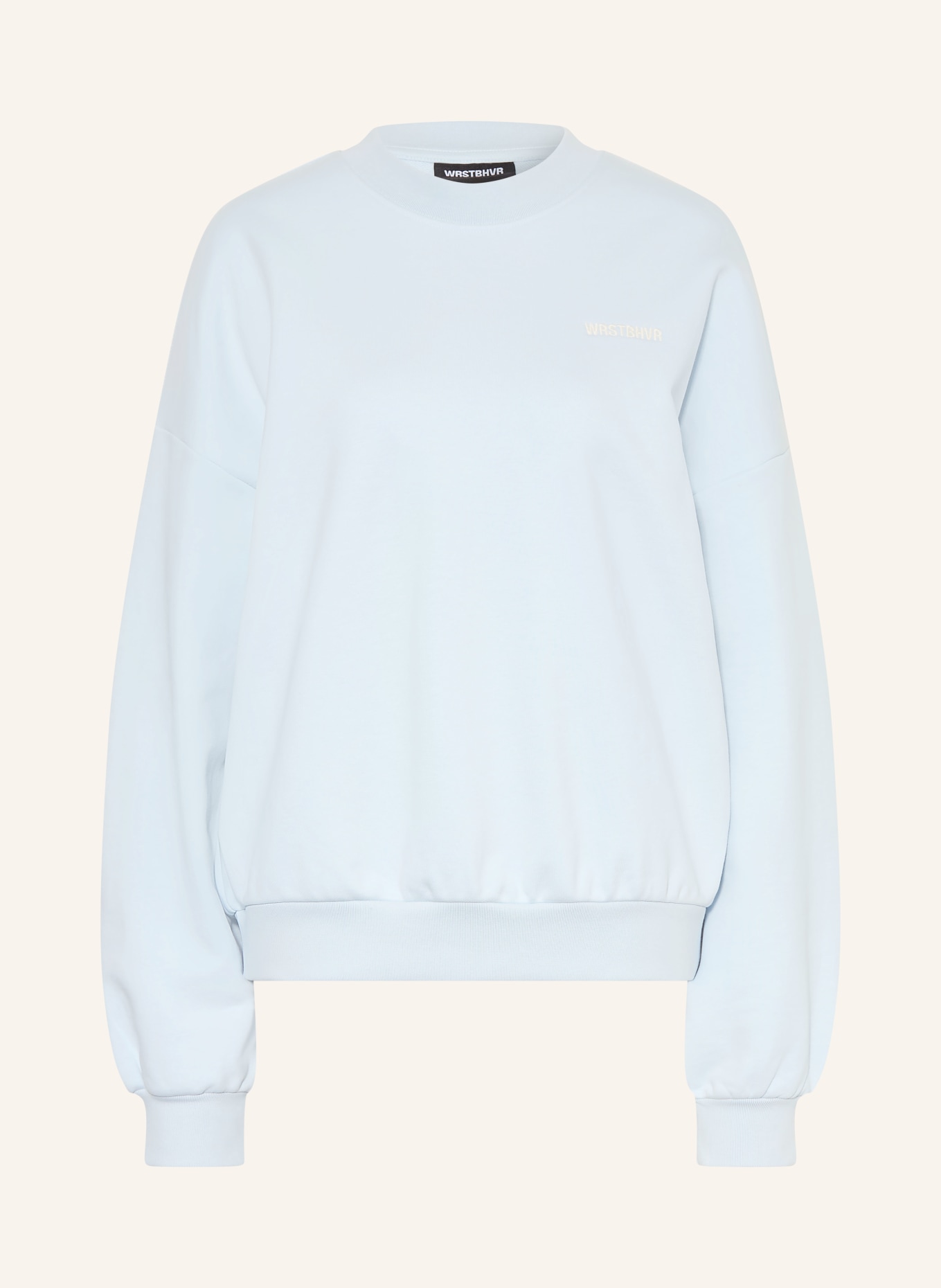 WRSTBHVR Sweatshirt NENI V2: LICHTBLAUW