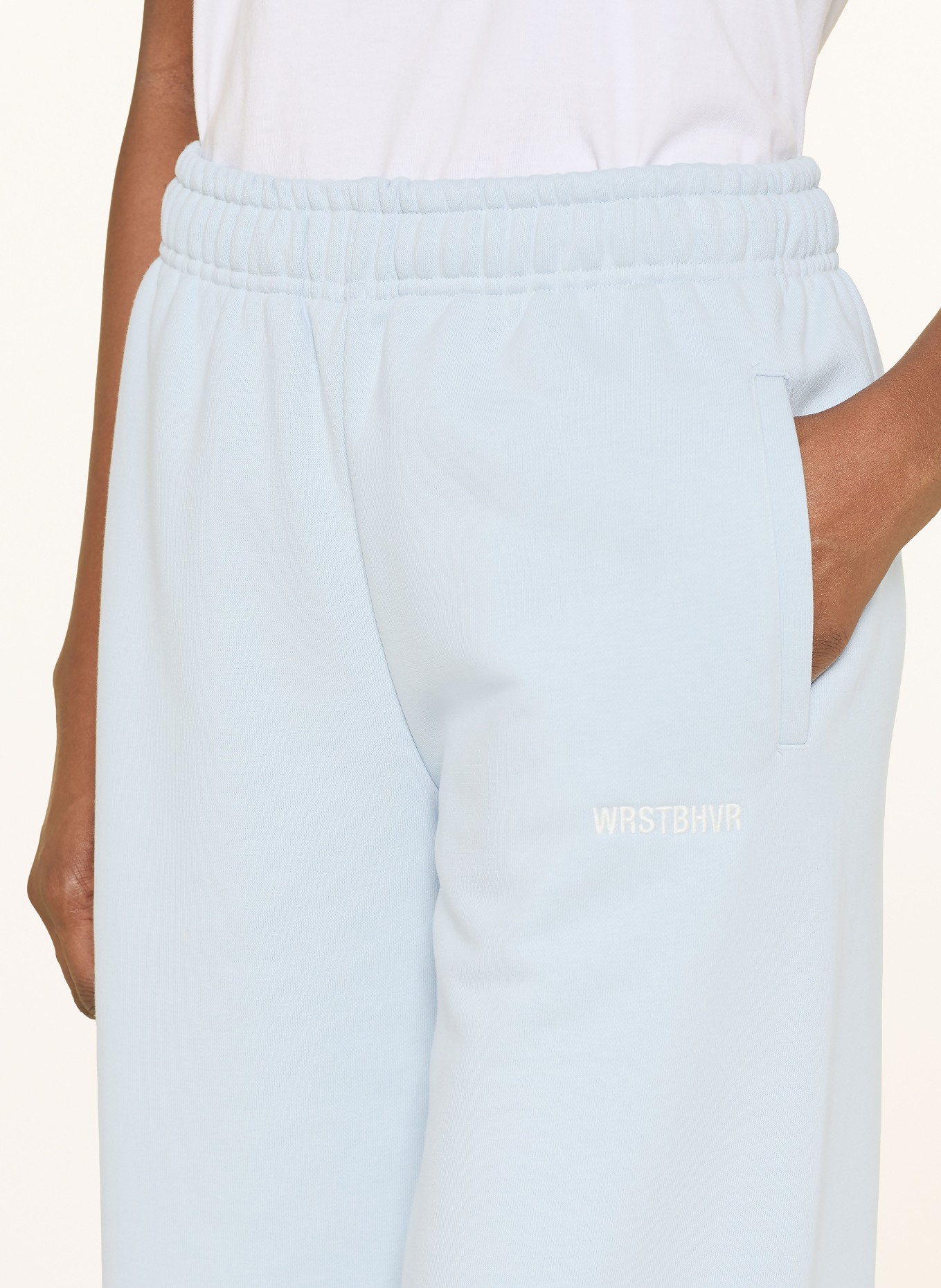 WRSTBHVR Spodnie dresowe NAIMA: JASNONIEBIESKI