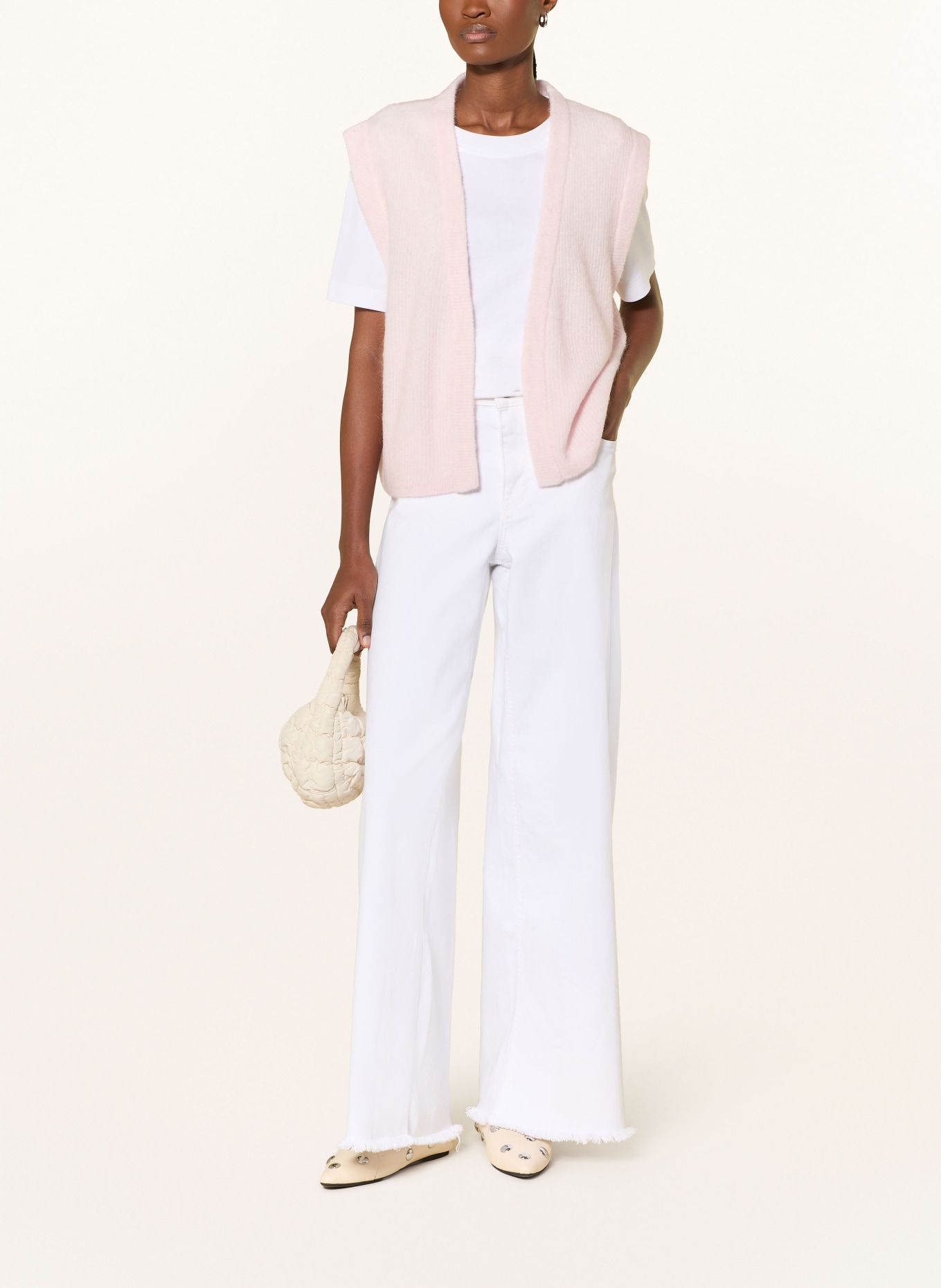 MOS MOSH Strickweste MMTHORA mit Alpaka: HELLROSA