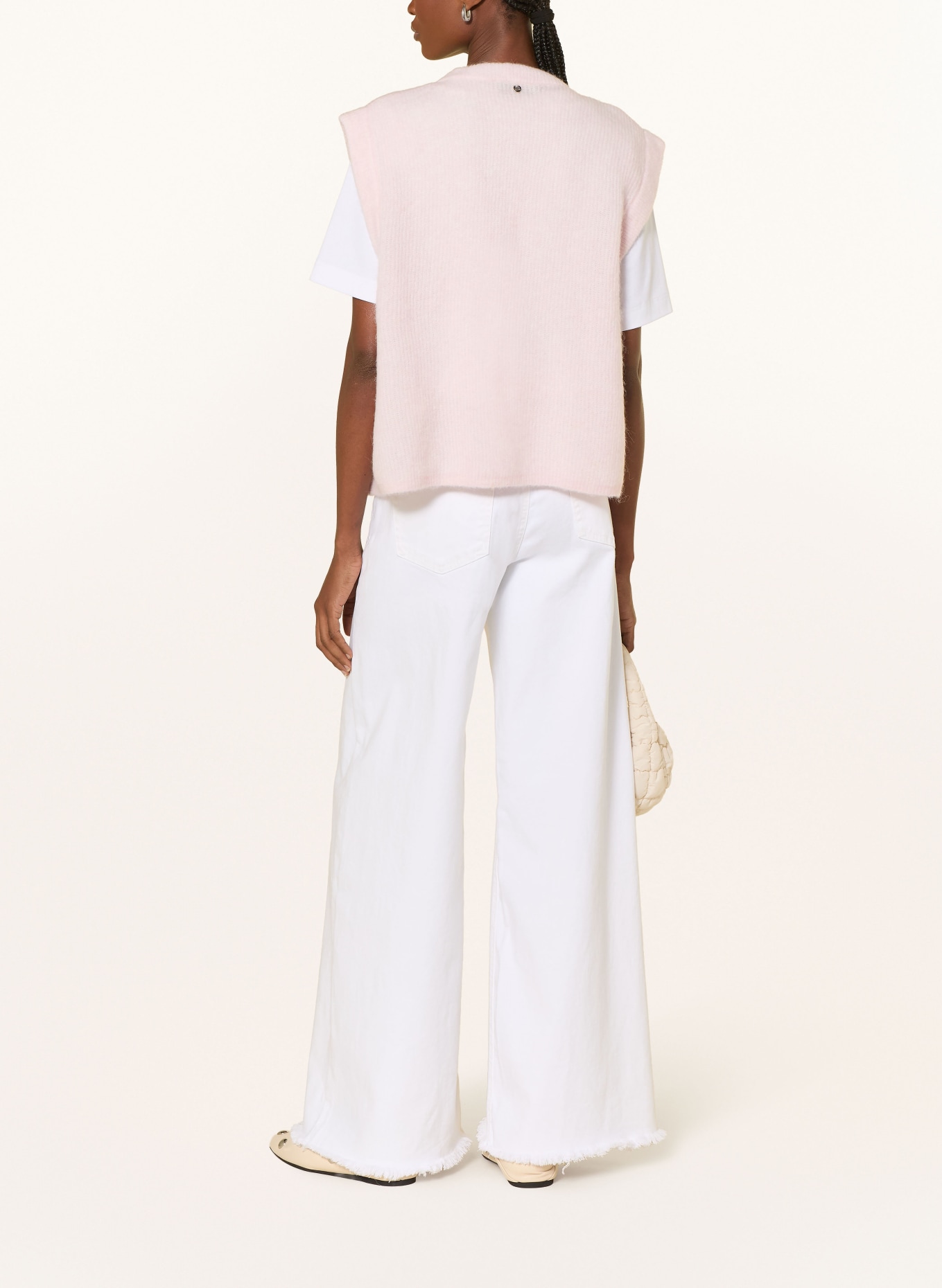 MOS MOSH Strickweste MMTHORA mit Alpaka: HELLROSA