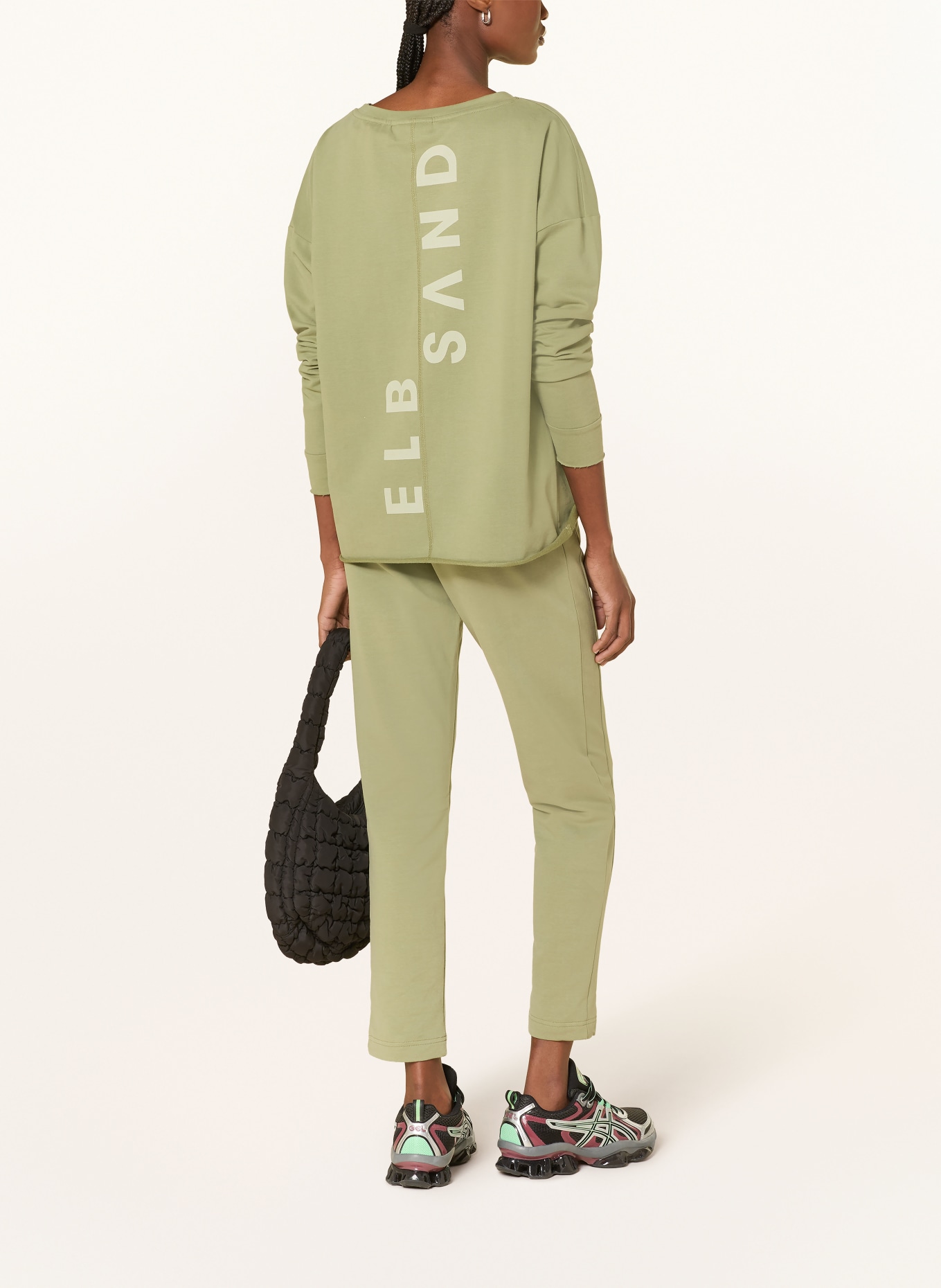 ELBSAND Sweatshirt RIANE: OLIV