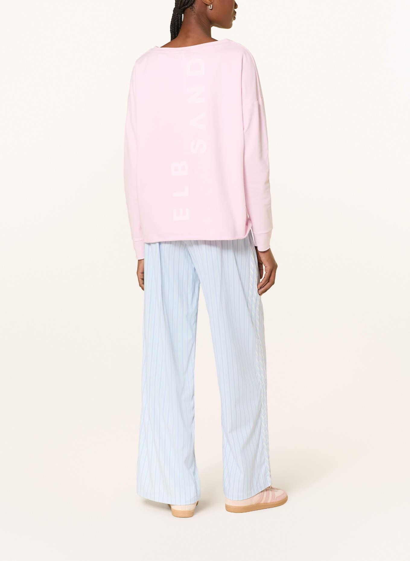 ELBSAND Sweatshirt RIANE: HELLROSA