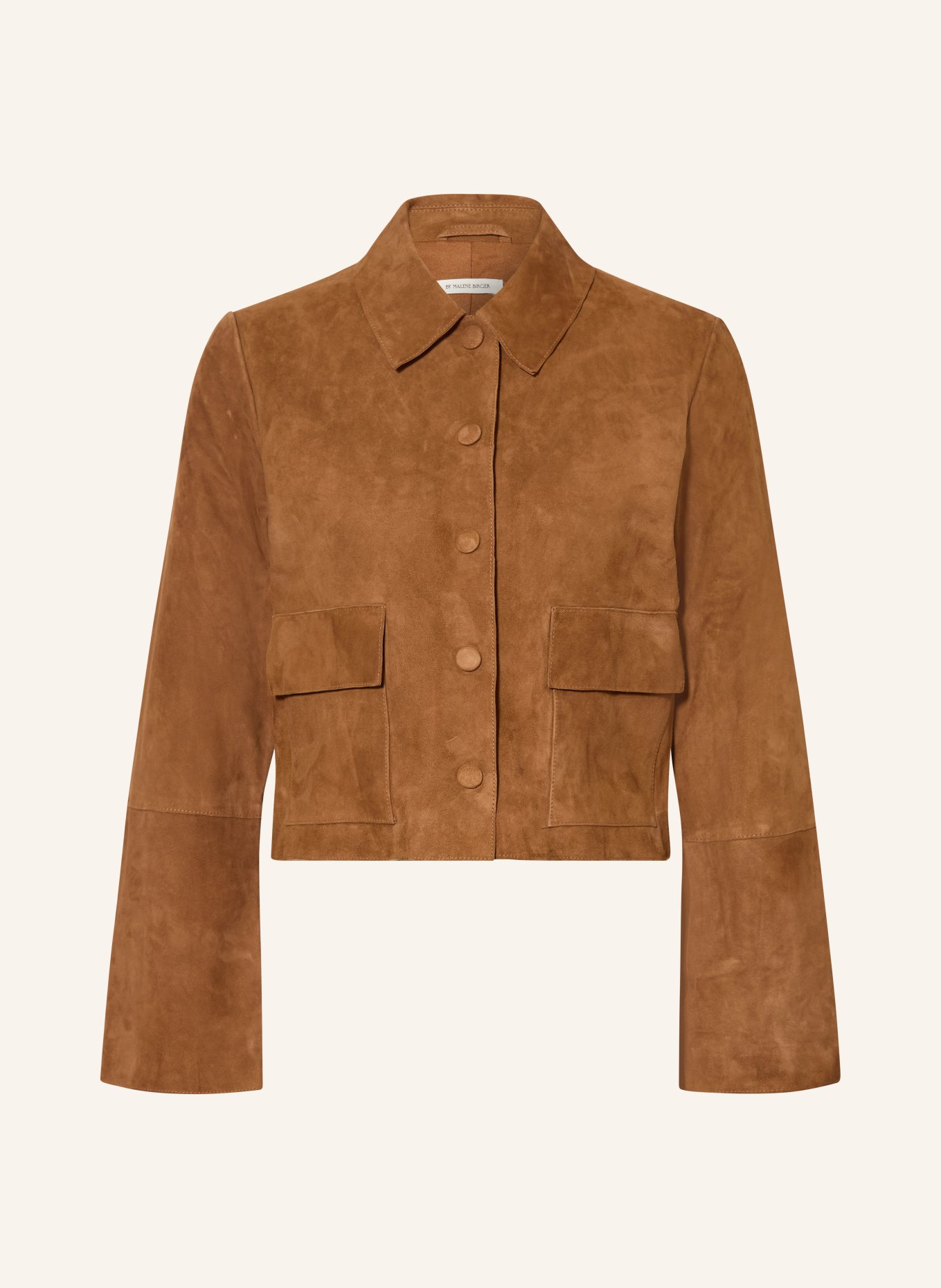 BY MALENE BIRGER Leren jas ANNIE: COGNAC