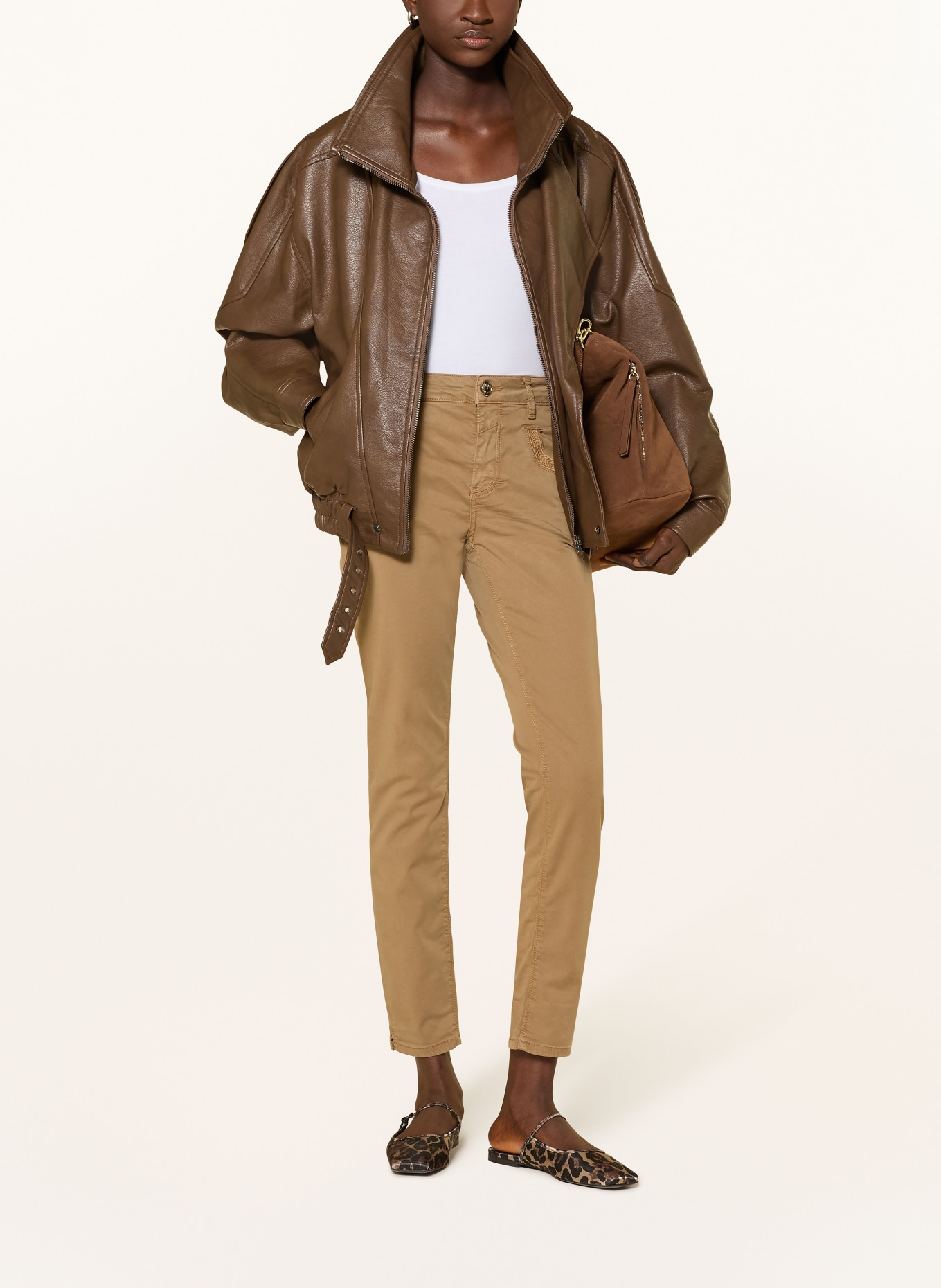 MOS MOSH Chino MMNAOMI: SVĚTLE HNĚDÁ