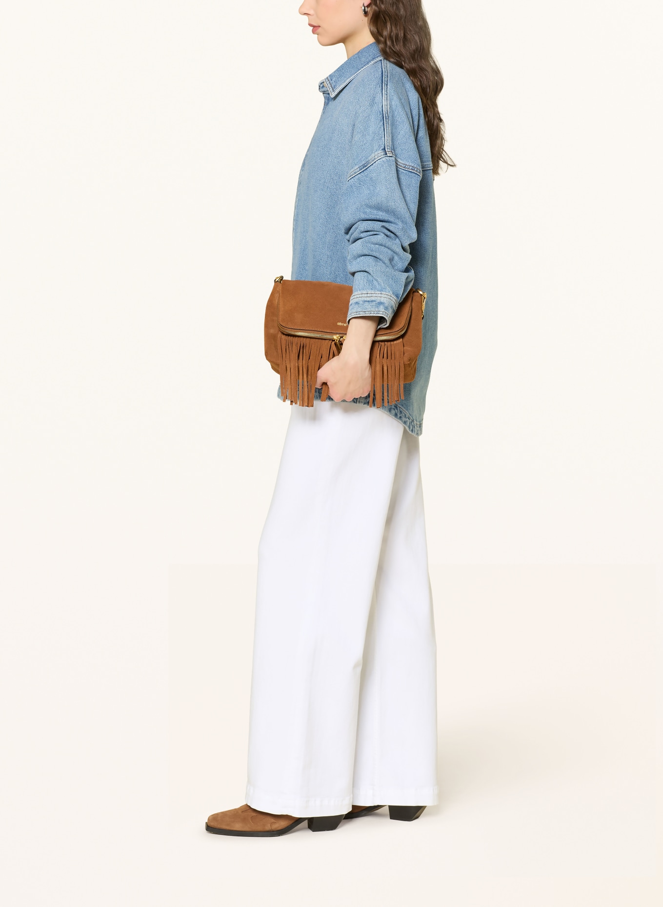 MOS MOSH Wide Leg Jeans MMDARA: 109 bright white